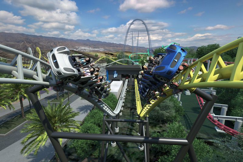 West Coast Racers, Six Flags Magic Mountain, Valencia, California