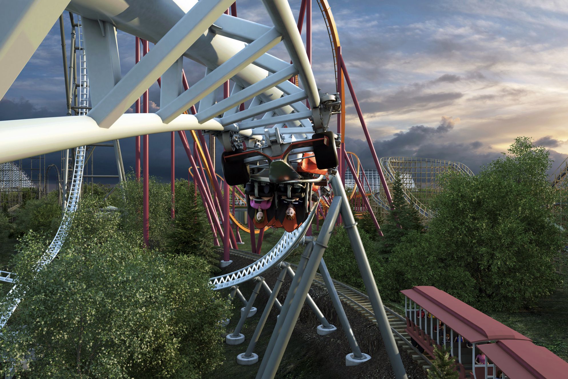 Maxx Force, Six Flags Great America, Gurnee, Illinois