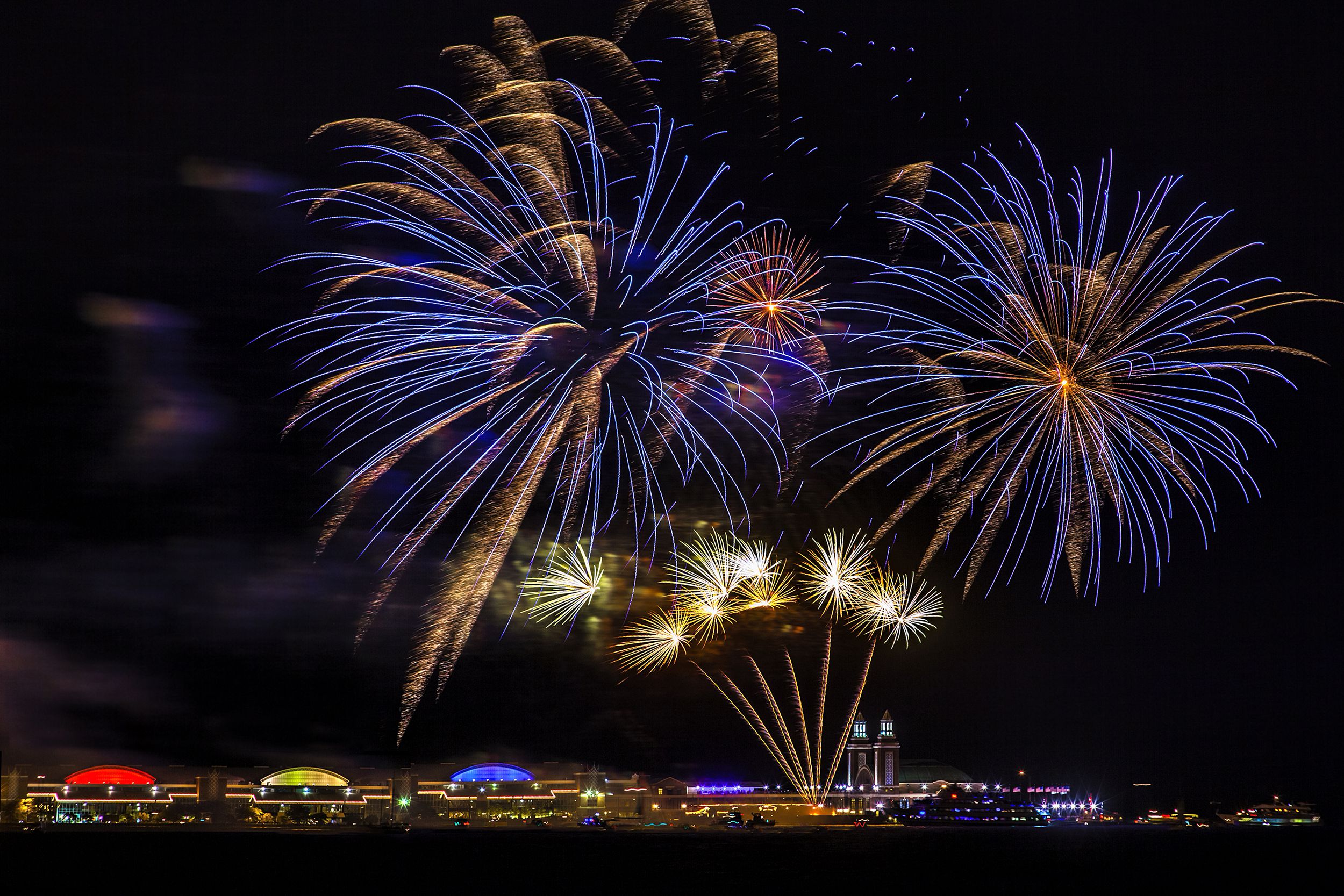 fireworks at Navy Pier, Chicago