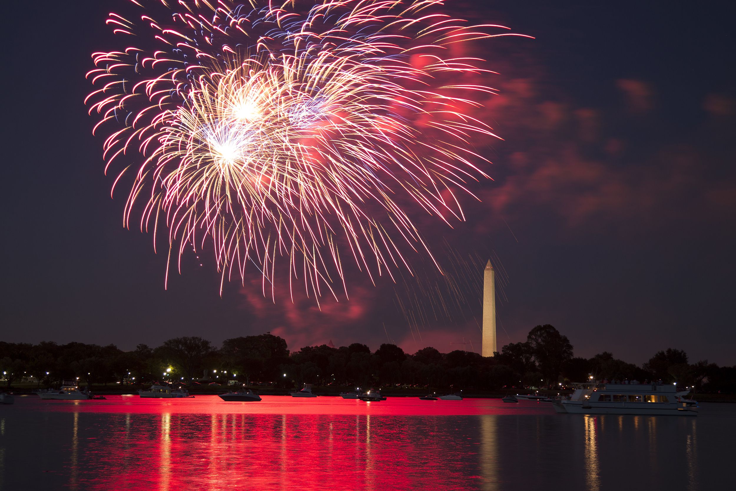 Fourth of July fireworks, Washington, D.C.
