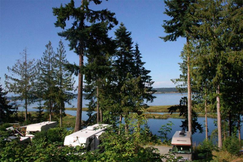 Living Forest RV Park & Oceanside Campground, Nanaimo, British Columbia