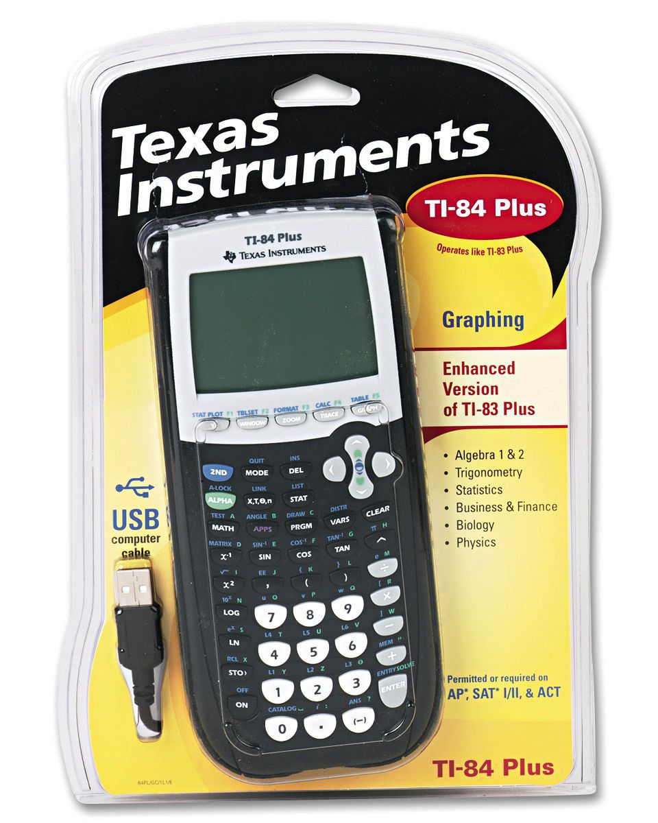 Texas Instruments Ti-84 Plus Graphing Calculator