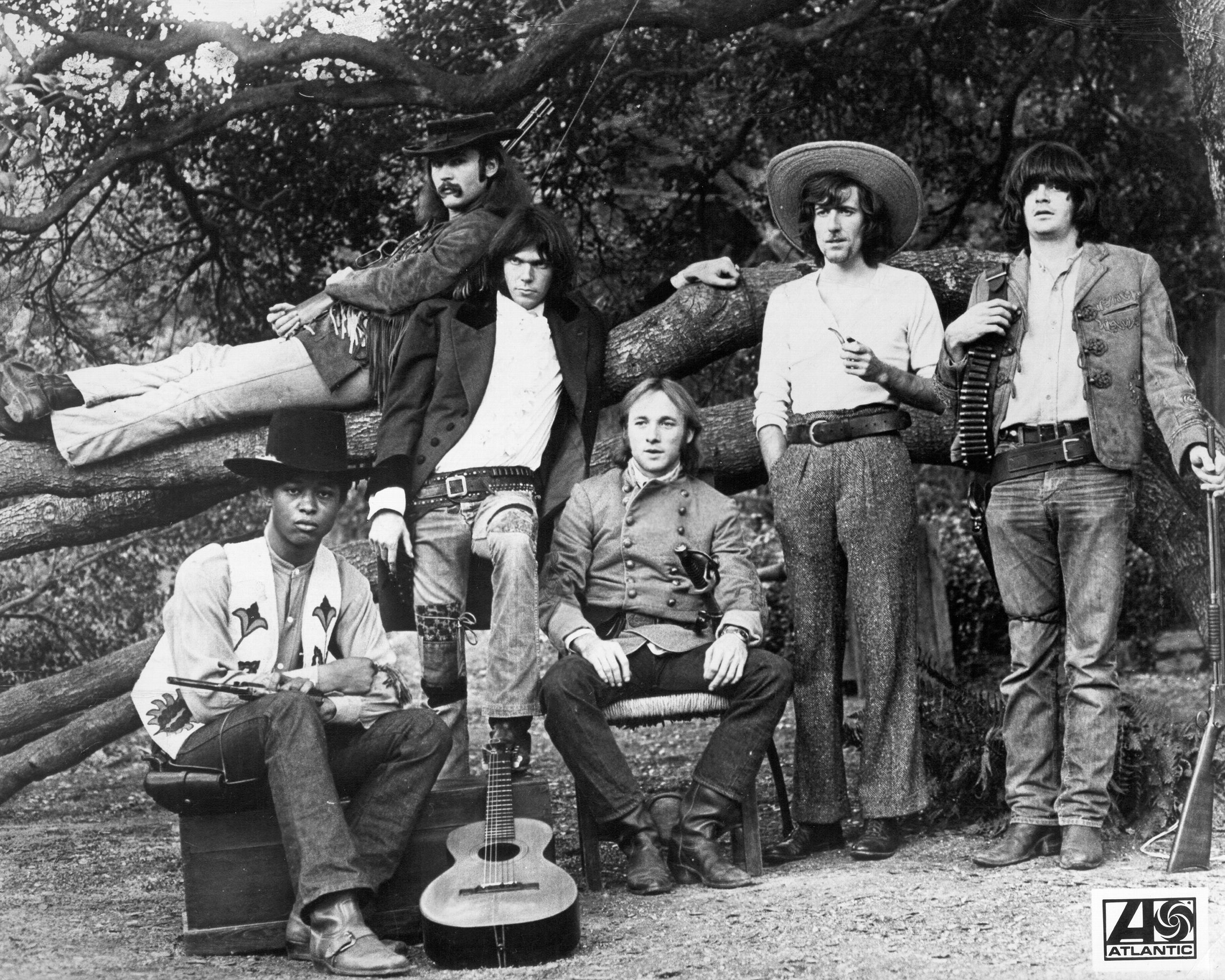 1970 Publicity Photo of Crosby, Stills, Nash and Young