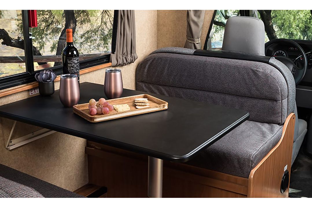 Cruise America interior of camper van