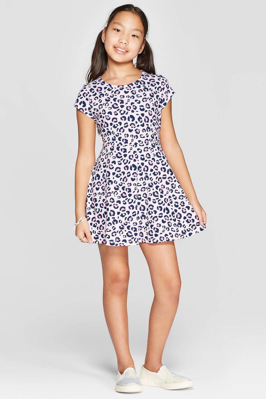 animal print dress