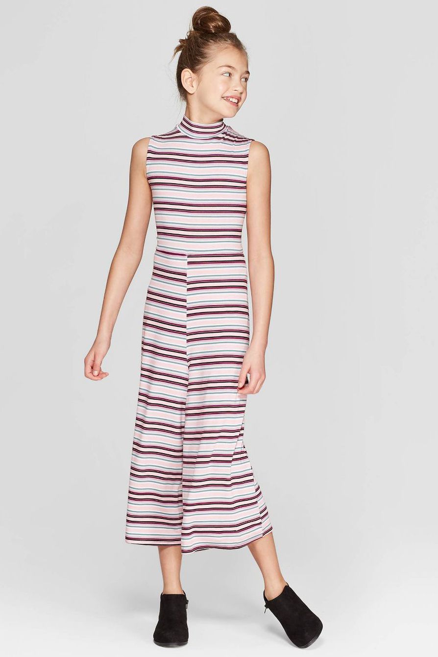 high-neck jumpsuit