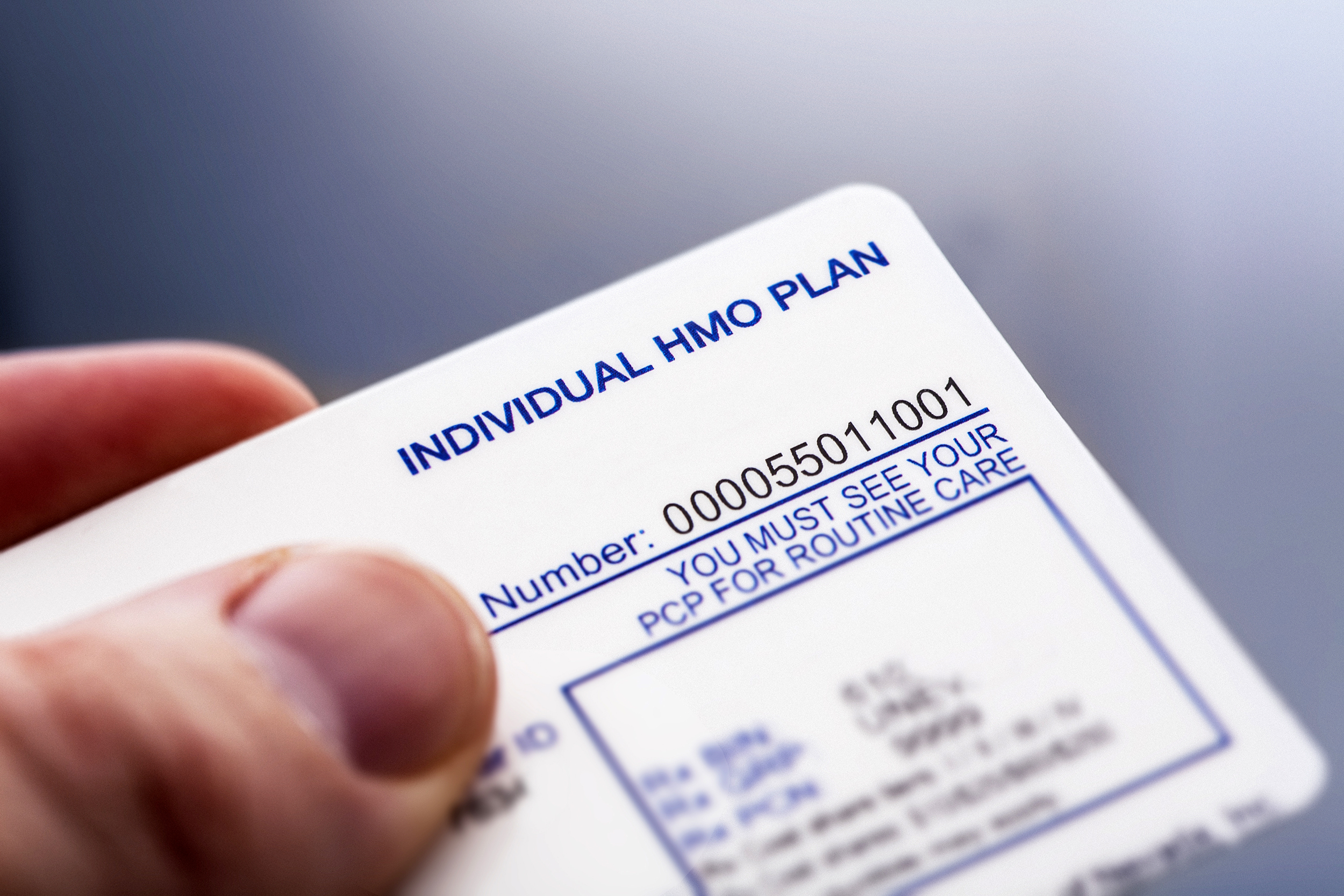 Health insurance card