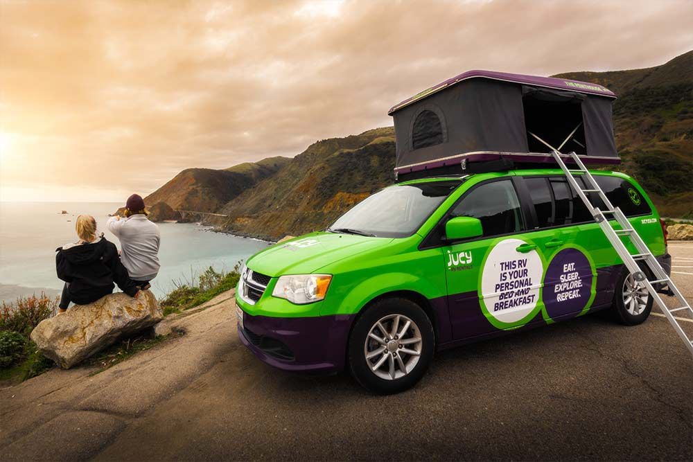 Jucy camper van