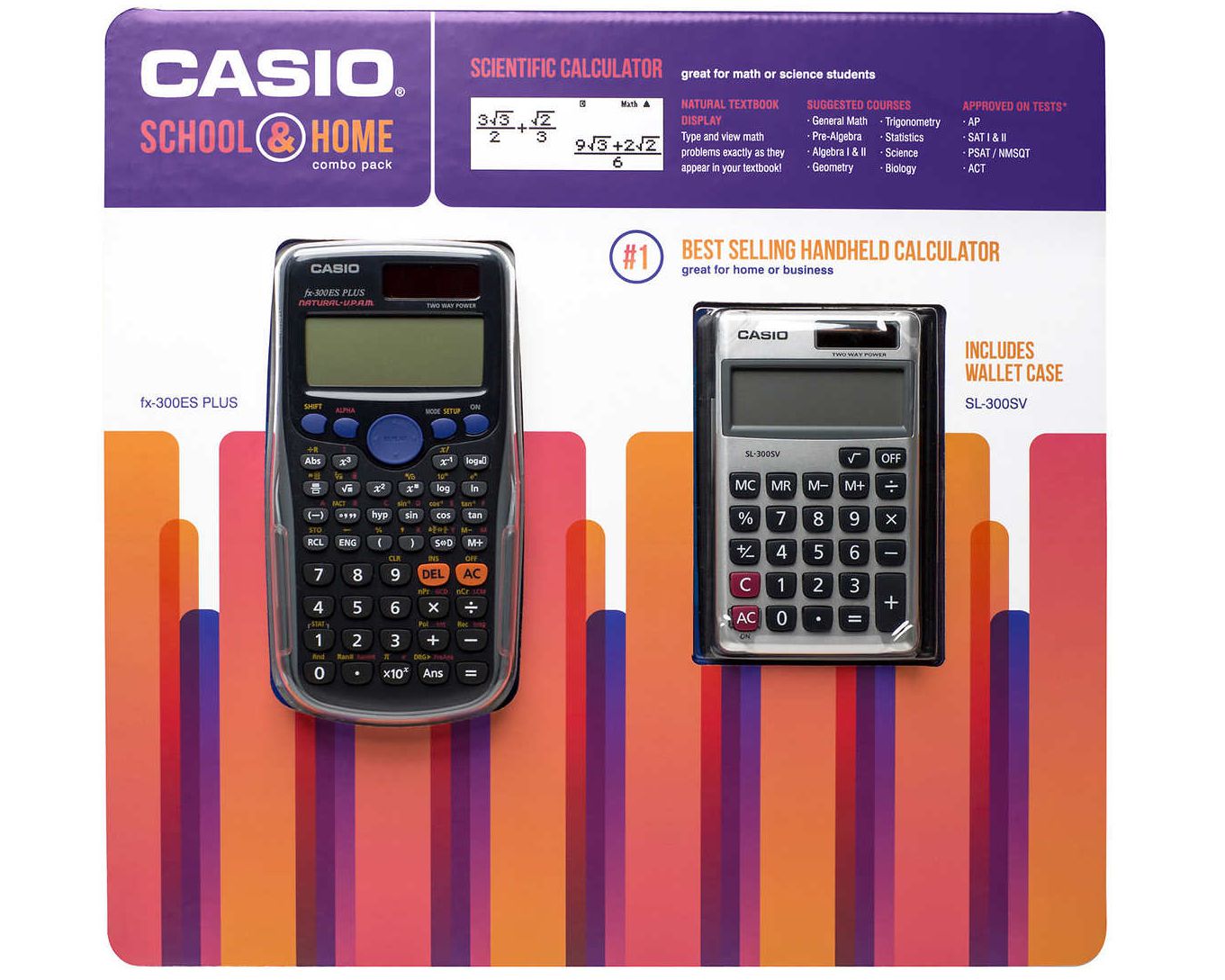casio scientific calculator, 2 ct.