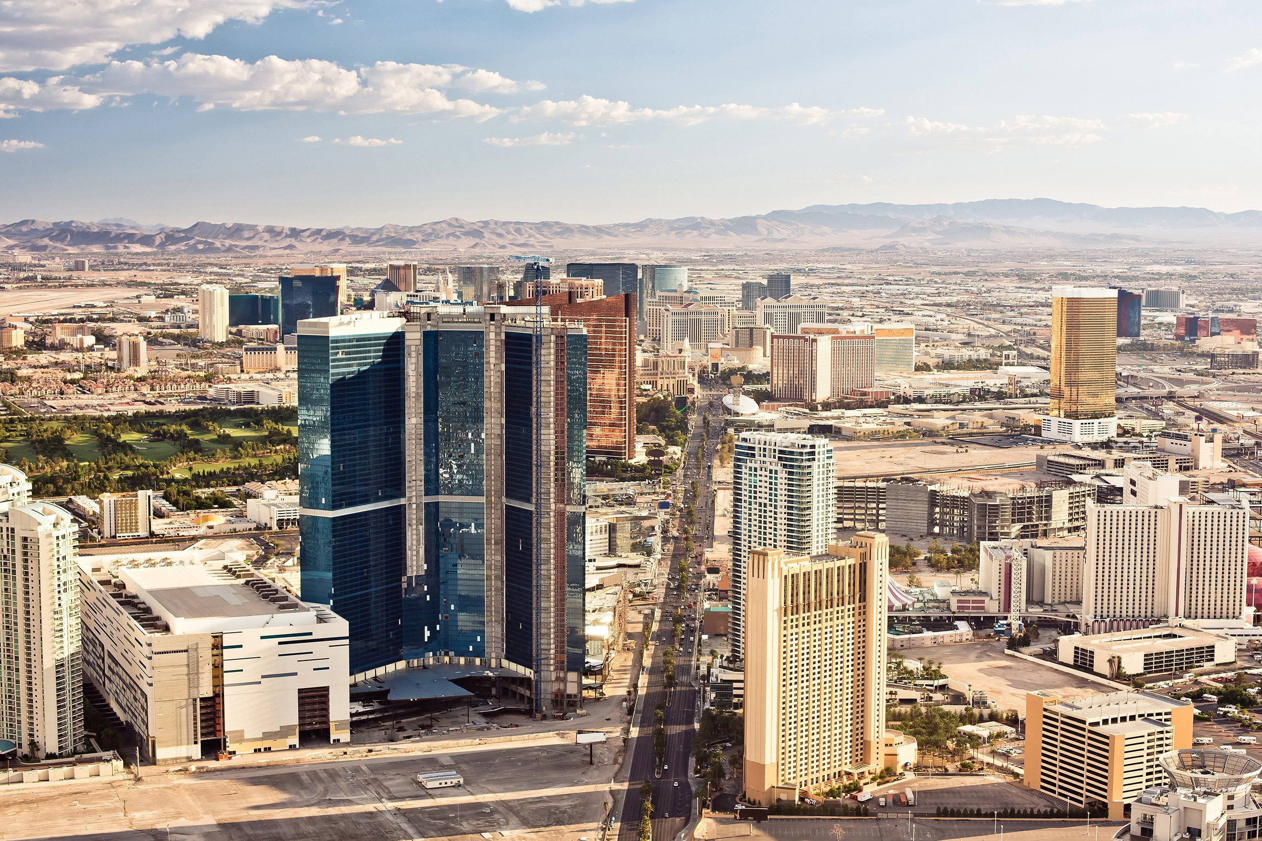 aerial of Las Vegas
