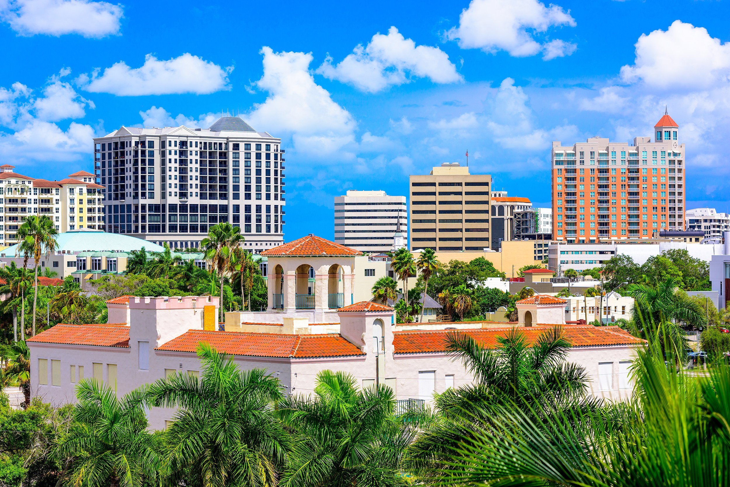 downtown Sarasota, Florida
