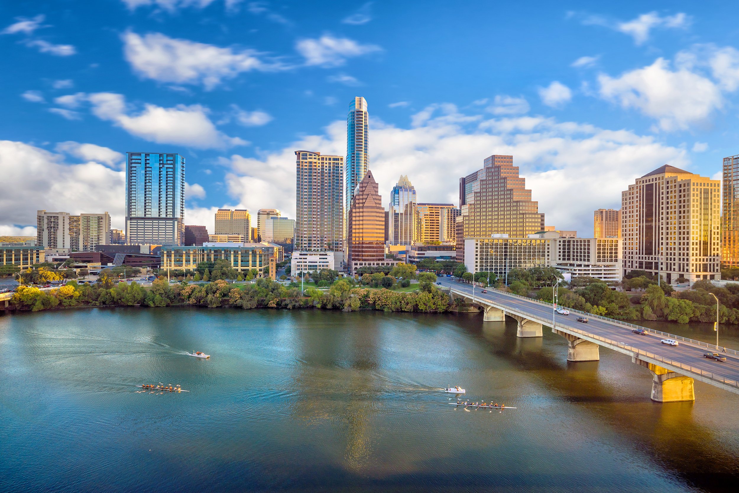 downtown skyline of Austin, Texas