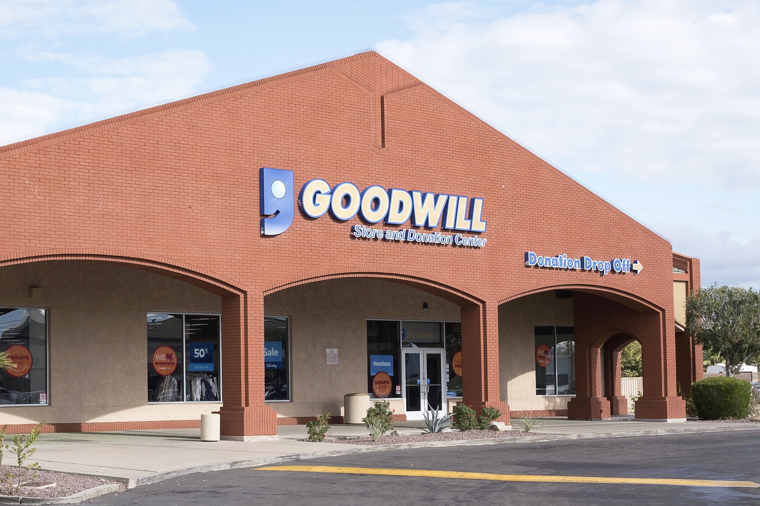 Goodwill store and donation center in Phoenix, AZ