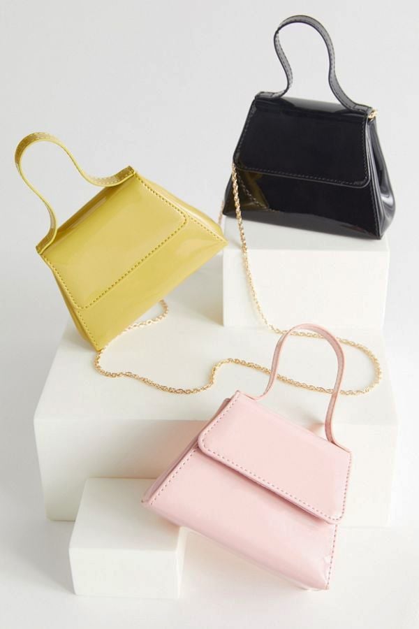 Super Mini Trapezoid Crossbody Bag