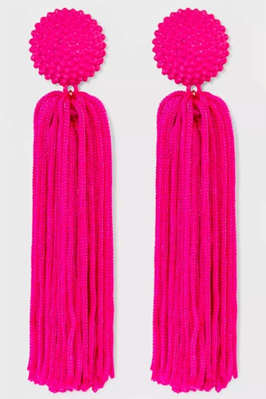 Sugarfix by BaubleBar Tassel Drop Earrings with Beaded Studs