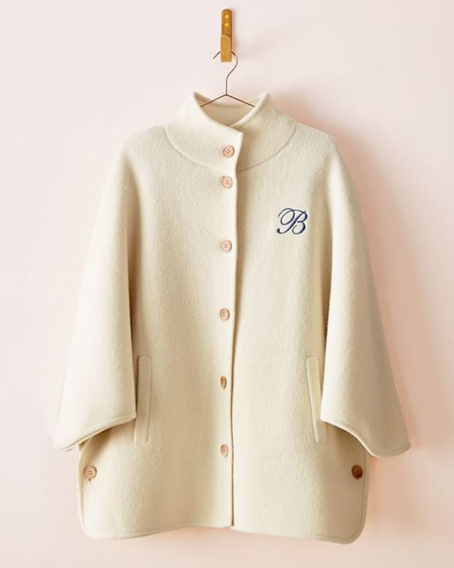 Wool Knit Cape