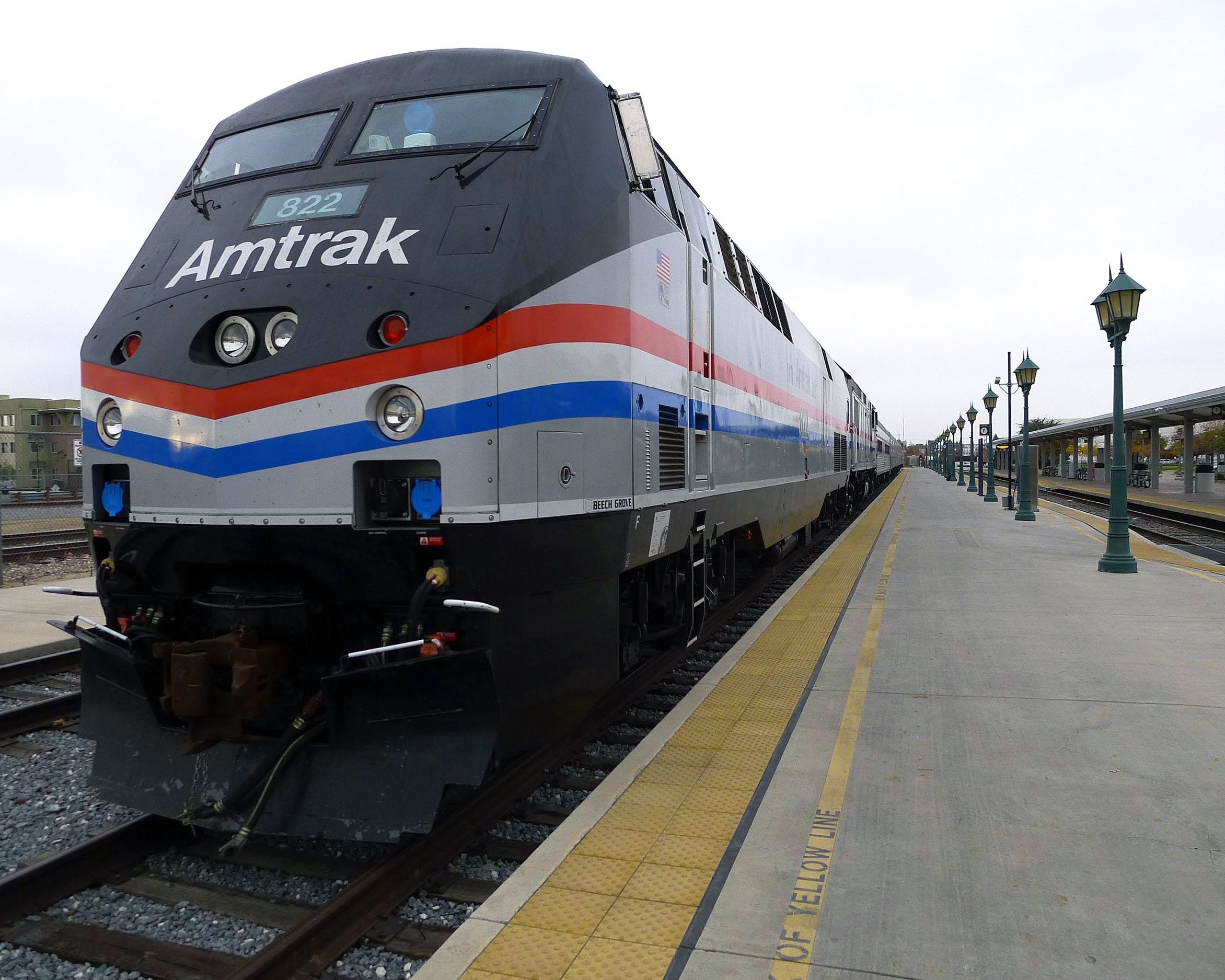 Amtrak train