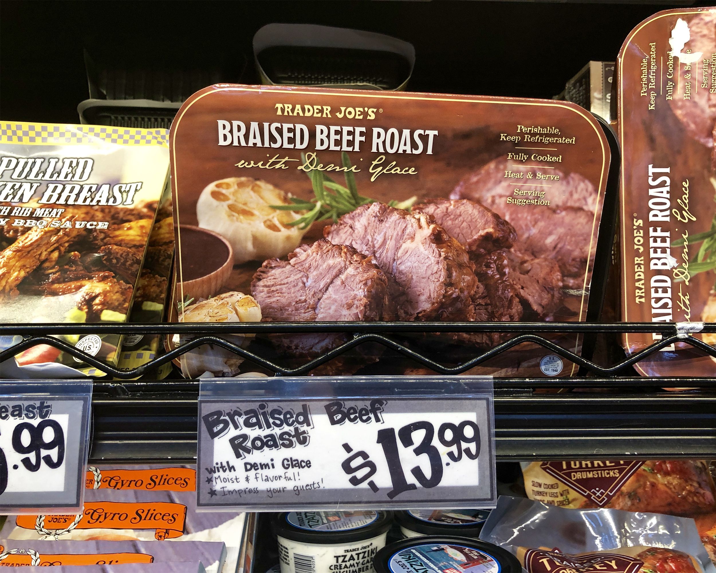 Trader Joe's Braised Beef Roast with Demi Glace