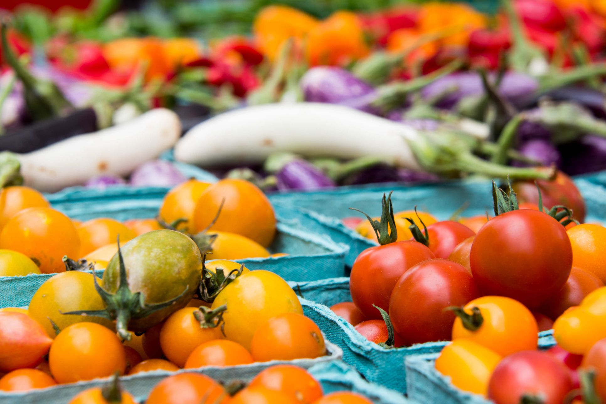 locally grown vegetables