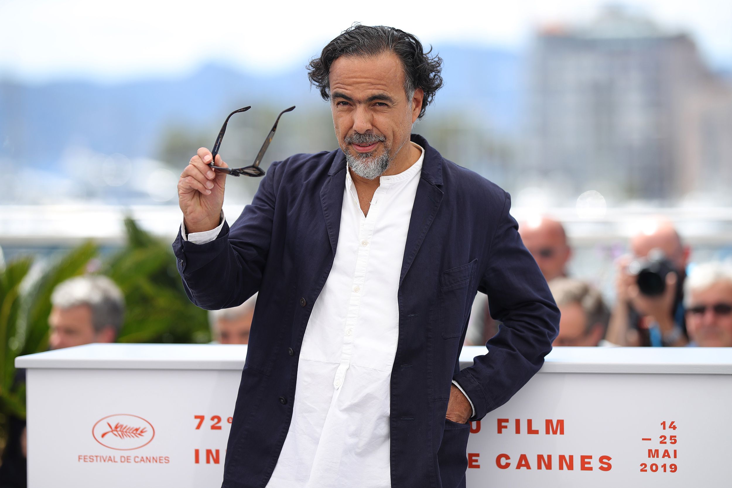 President of the Main competition jury Alejandro Gonzalez Inarritu attends the Jury photocall during the 72nd annual Cannes Film Festival on May 14, 2019 in Cannes, France.