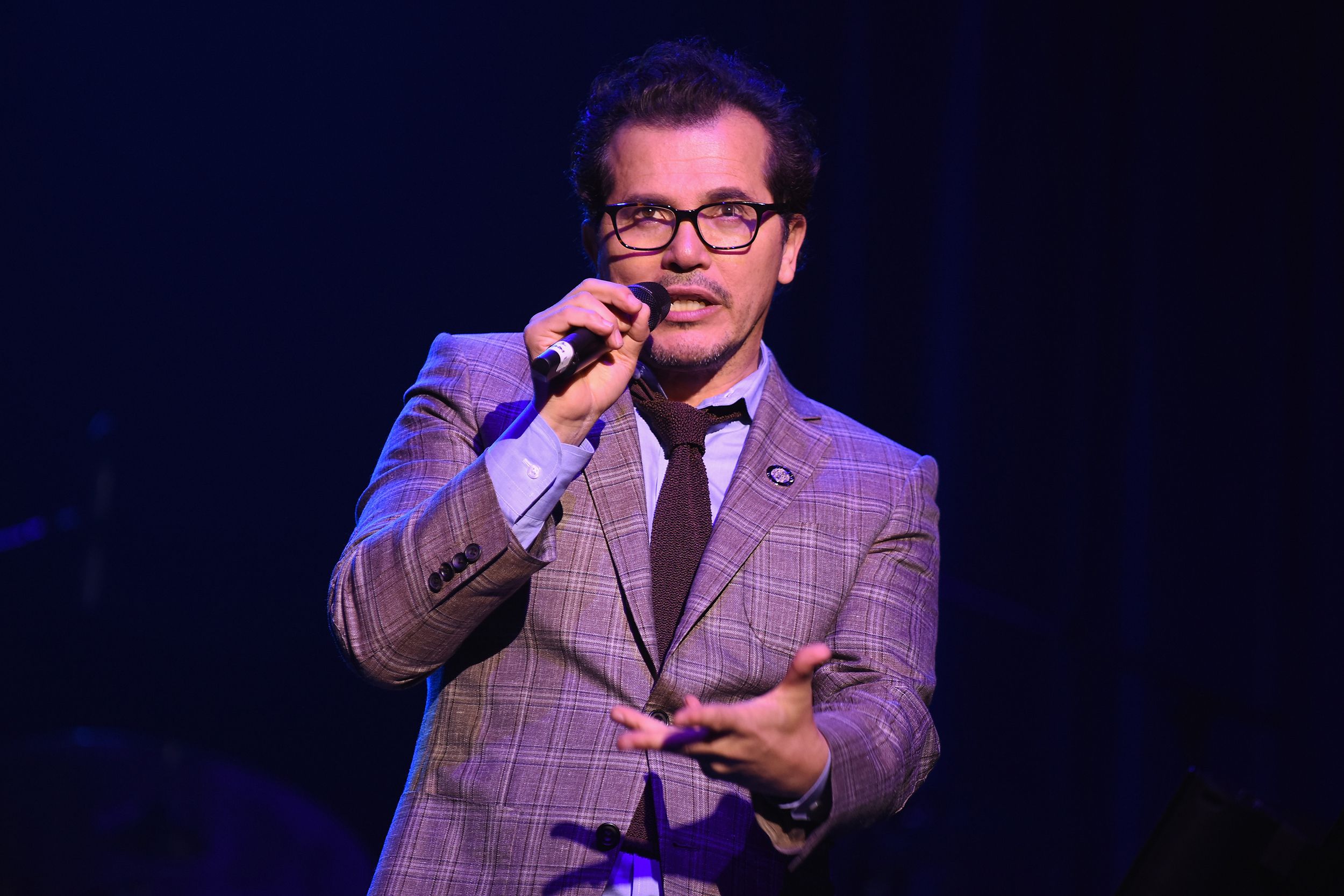 John Leguizamo hosts on stage at the The 63rd Annual Obie Awards at Terminal 5 on May 21, 2018 in New York City.