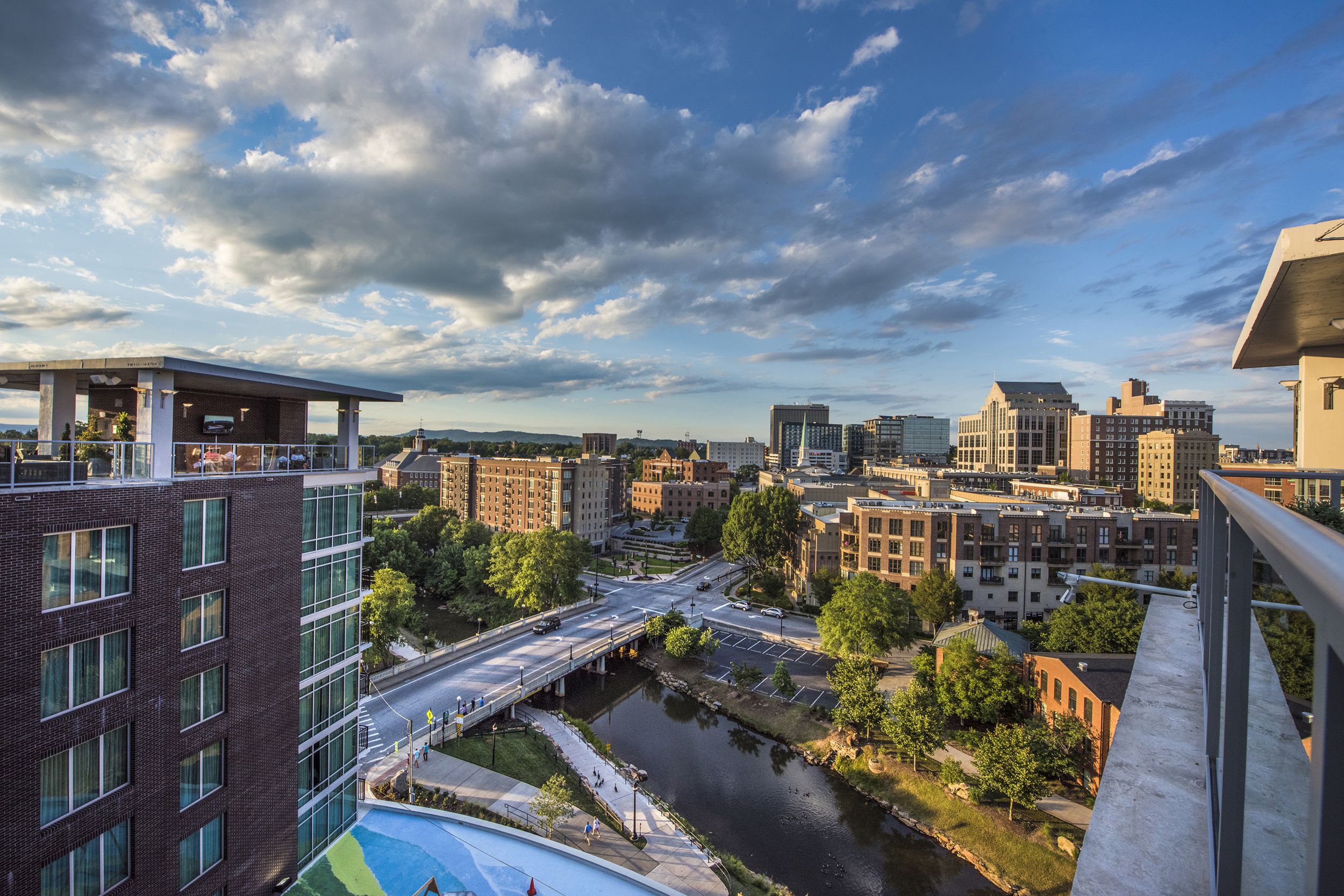 downtown Greenville, South Carolina