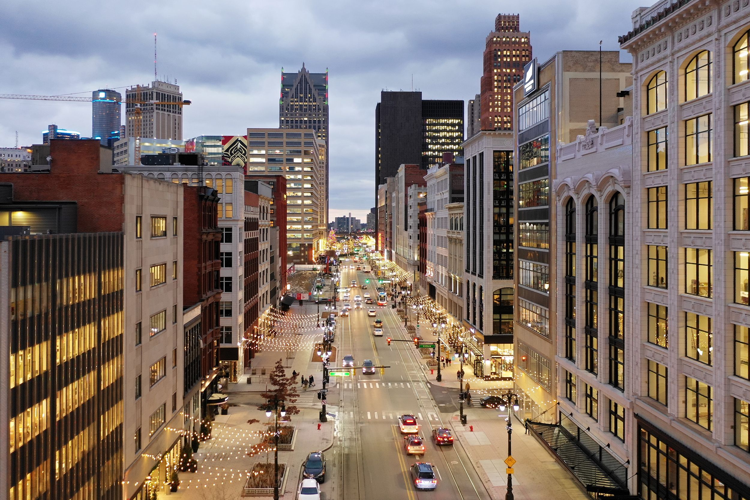 Woodward Ave, Detroit, Michigan