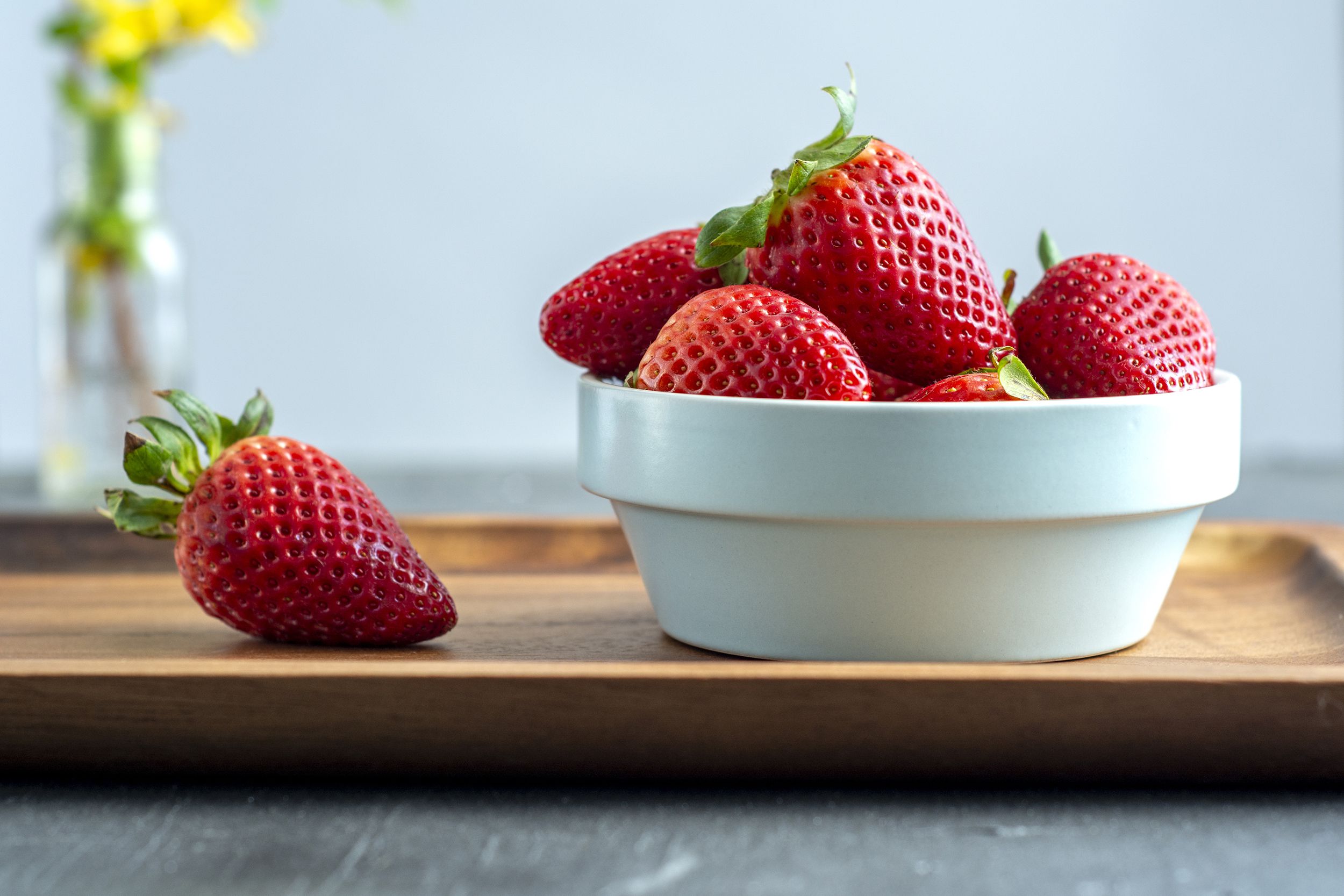 bowl of strawberries