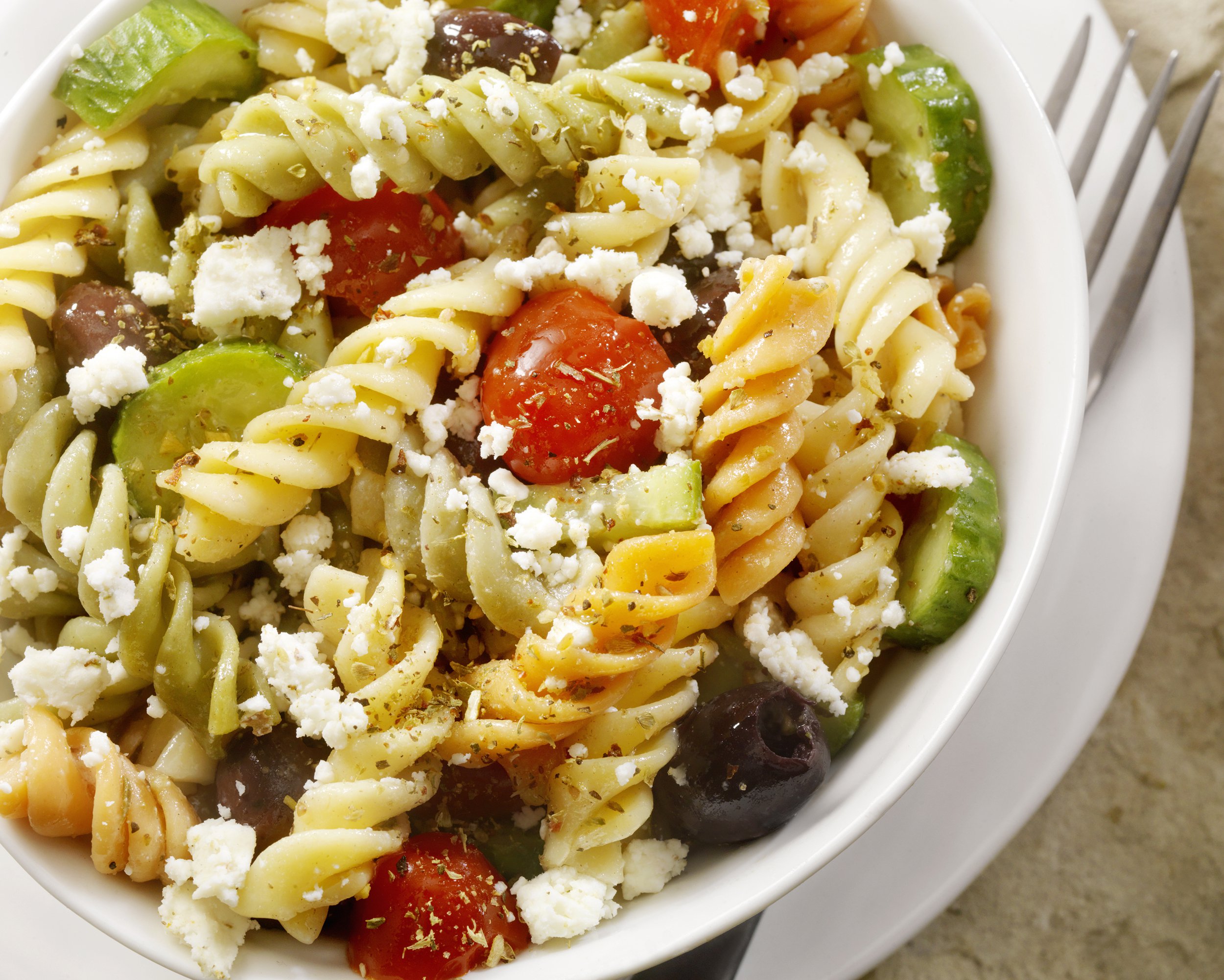 Greek pasta salad