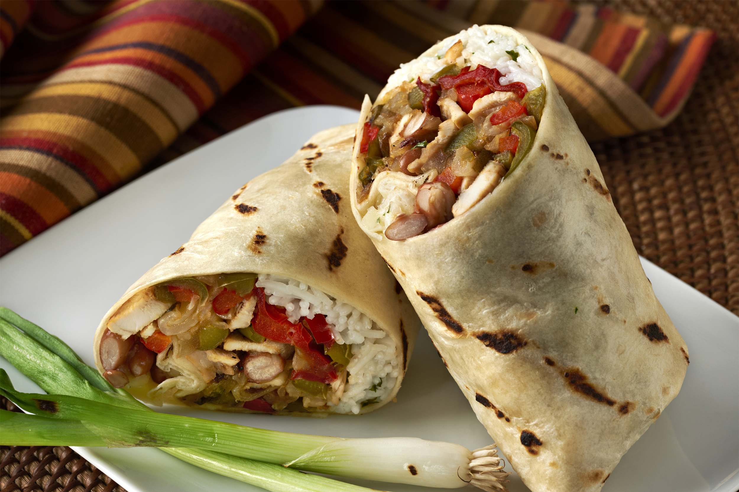 Chicken burrito