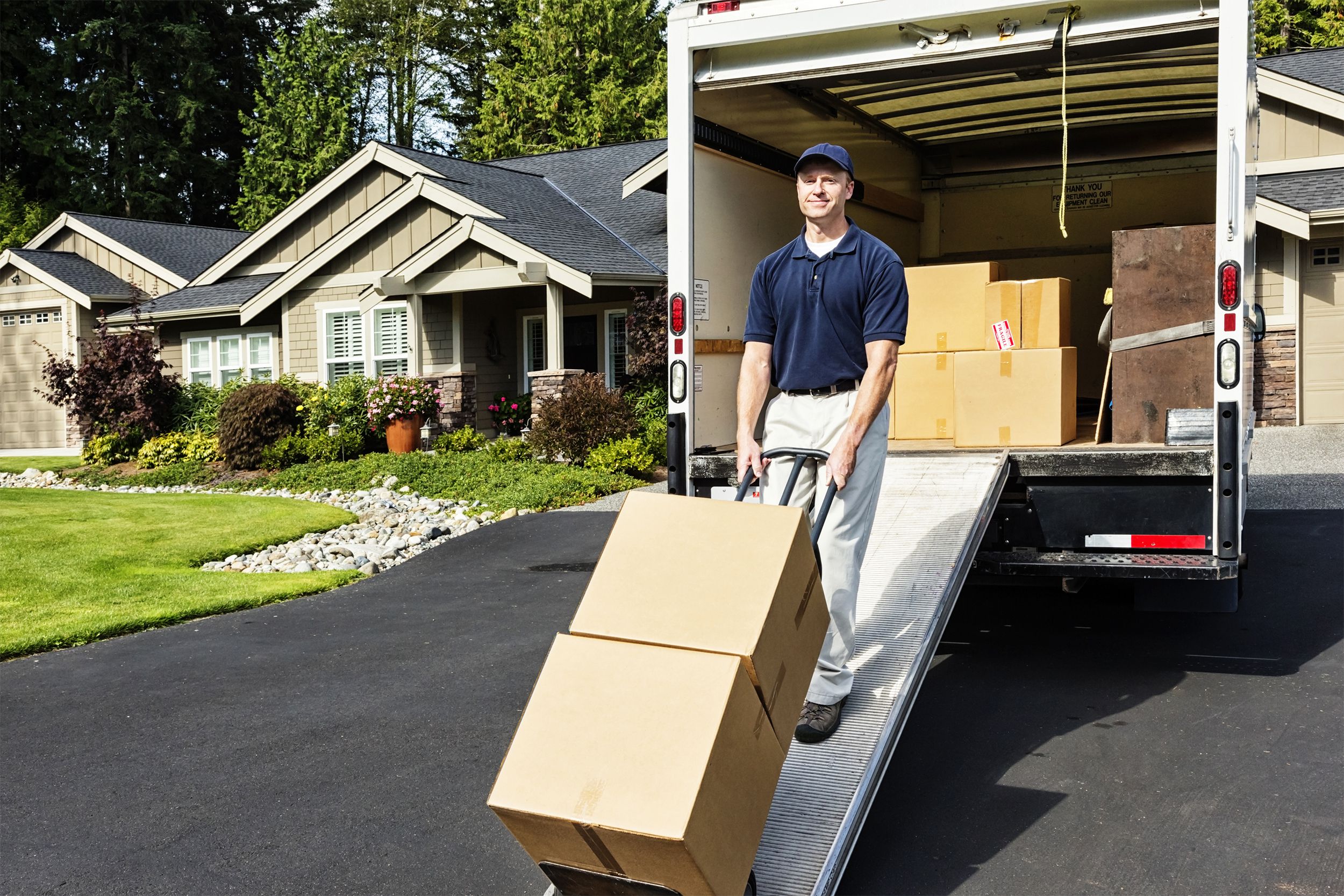 Mover loading truck