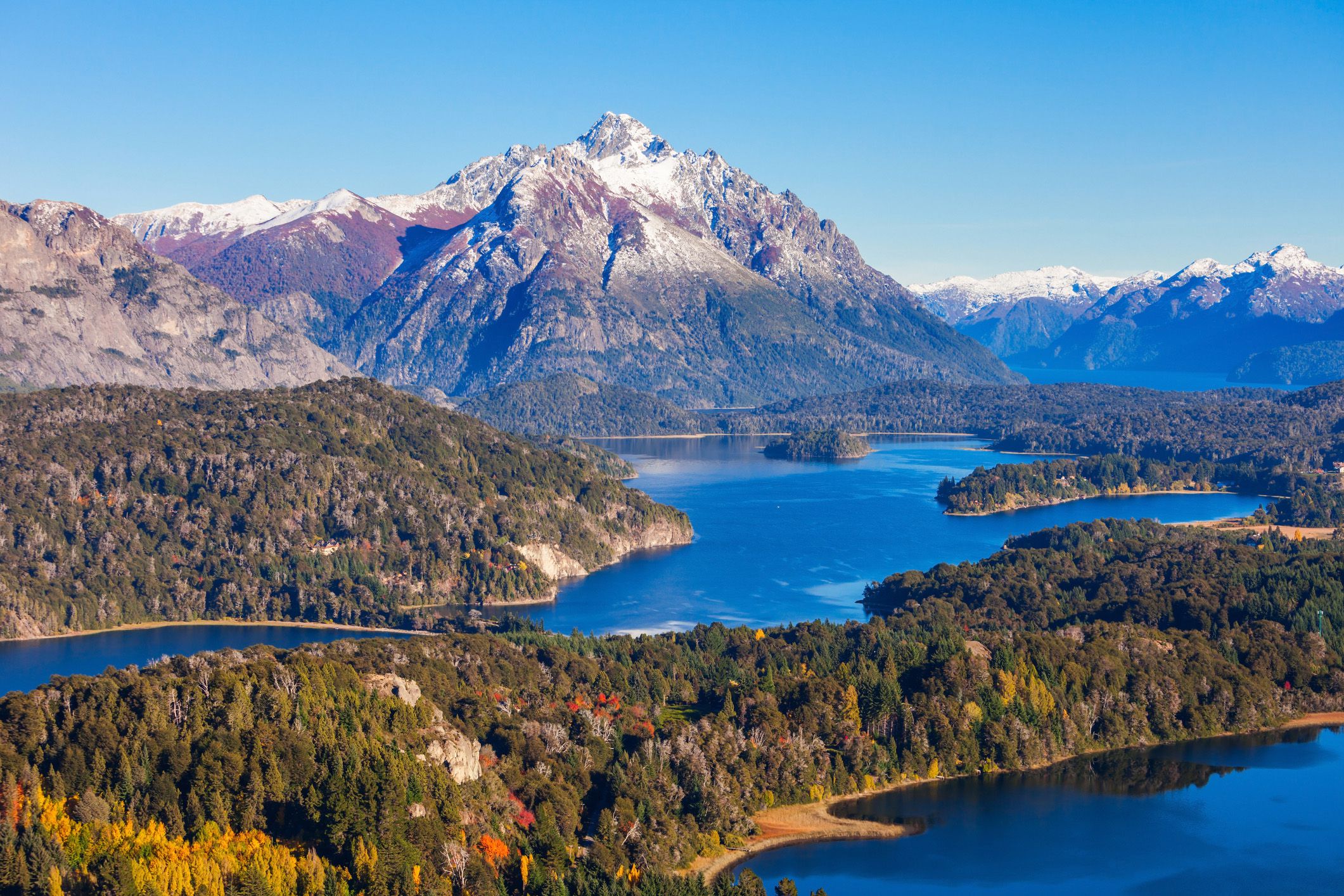 bariloche landscape in argentina