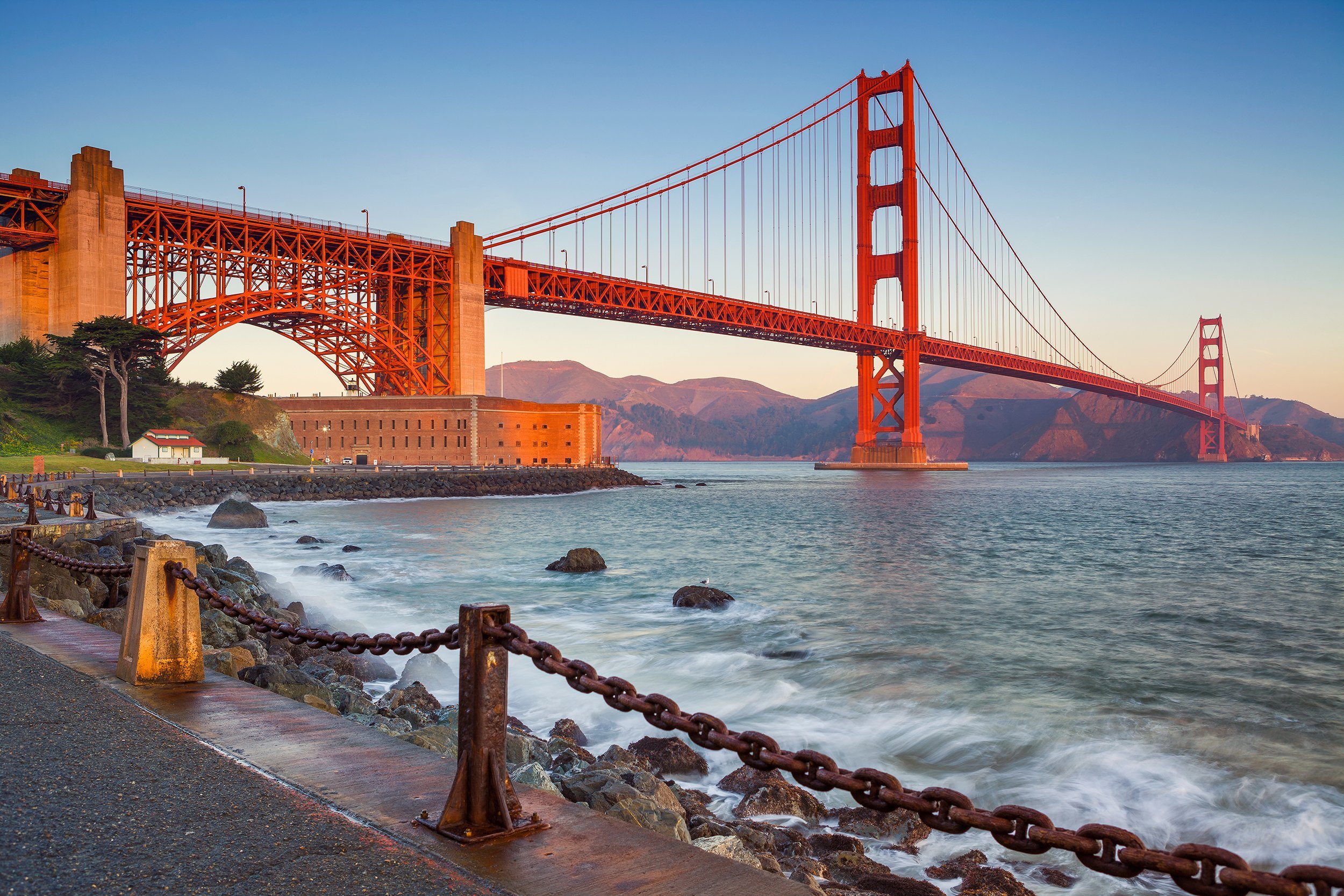 Golden Gate Bridge in San Francisco, California