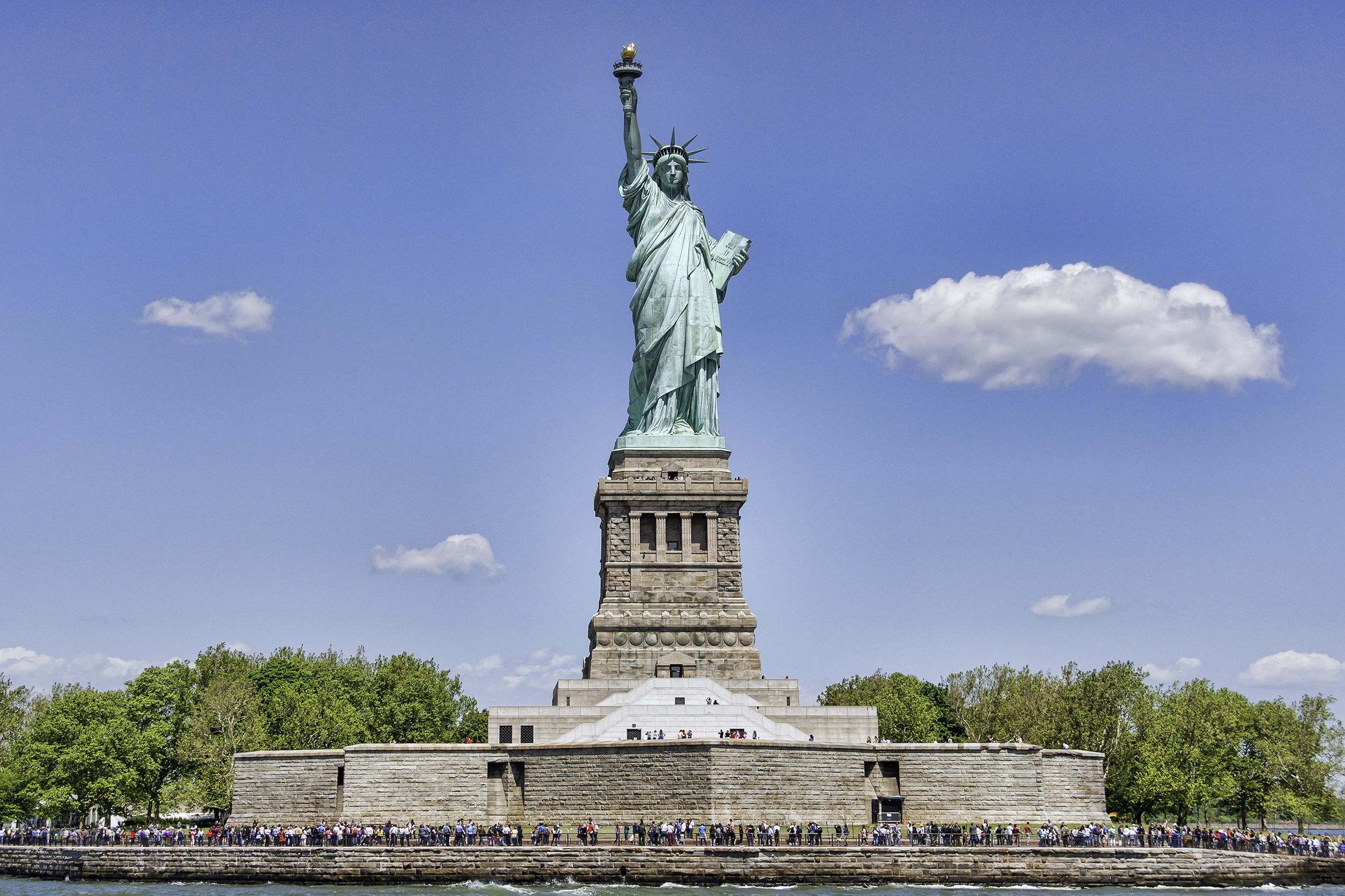 Statue of Liberty in New York Harbor, New York