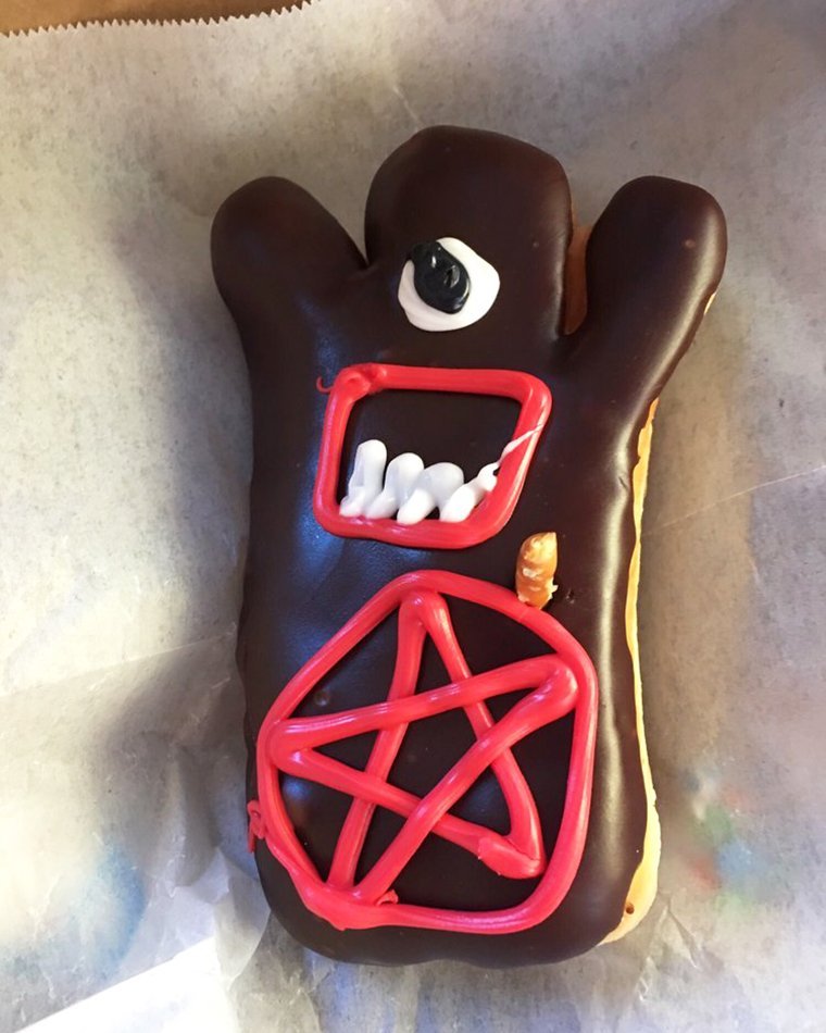 Voodoo Doll Doughnut
