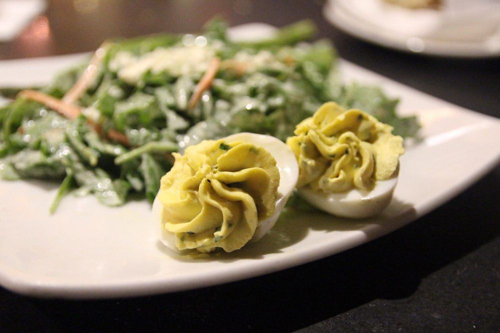 Deviled Eggs, Magnolias, Charleston, South Carolina