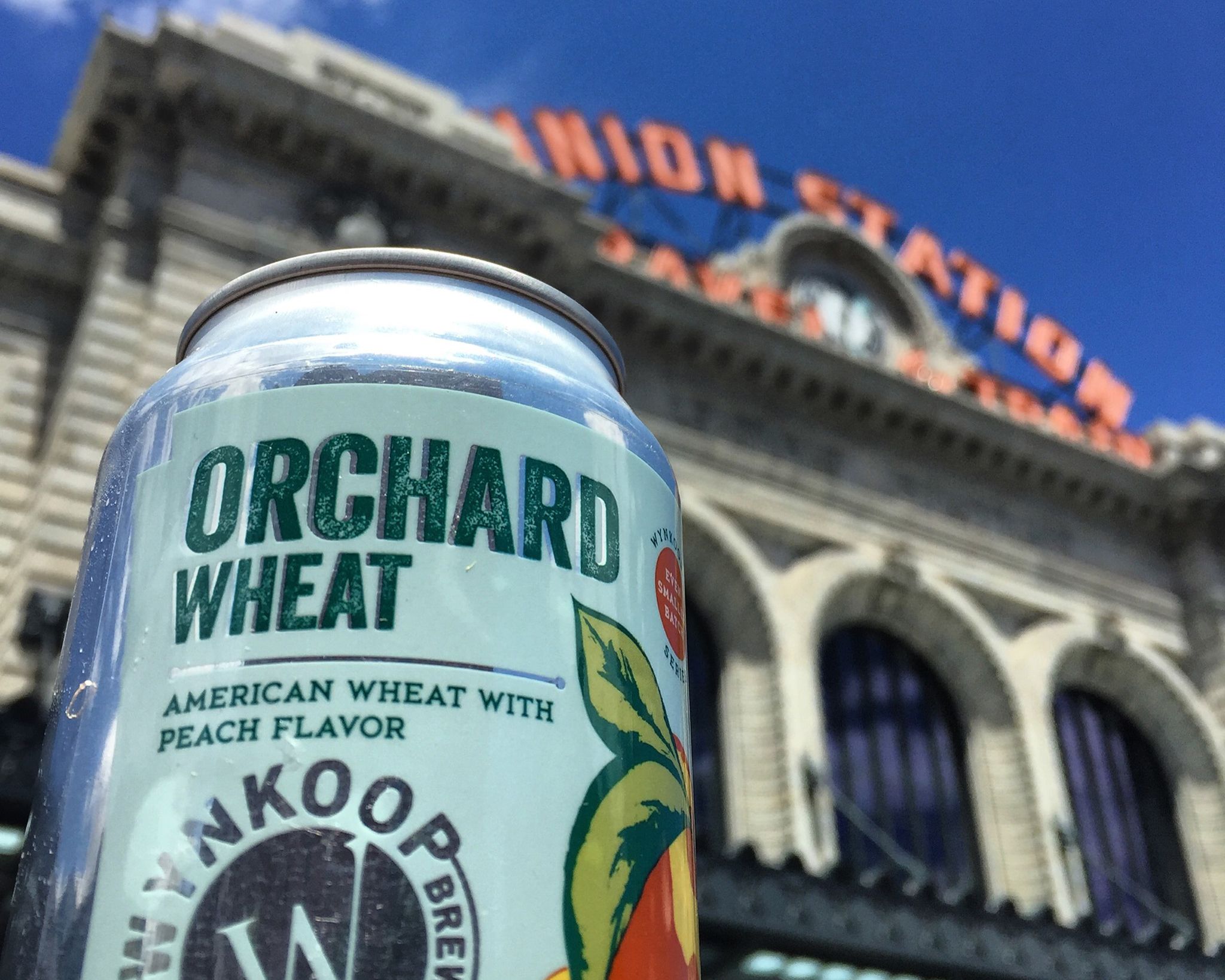 wynkoop beer in front of union station