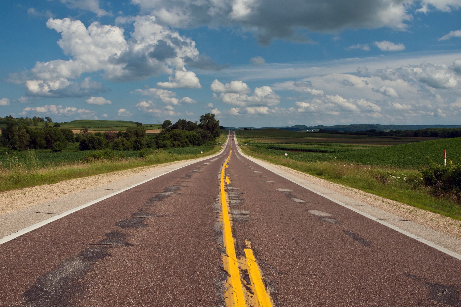 u.s. route 10 - 6 miles east of durand, wisconsin, usa