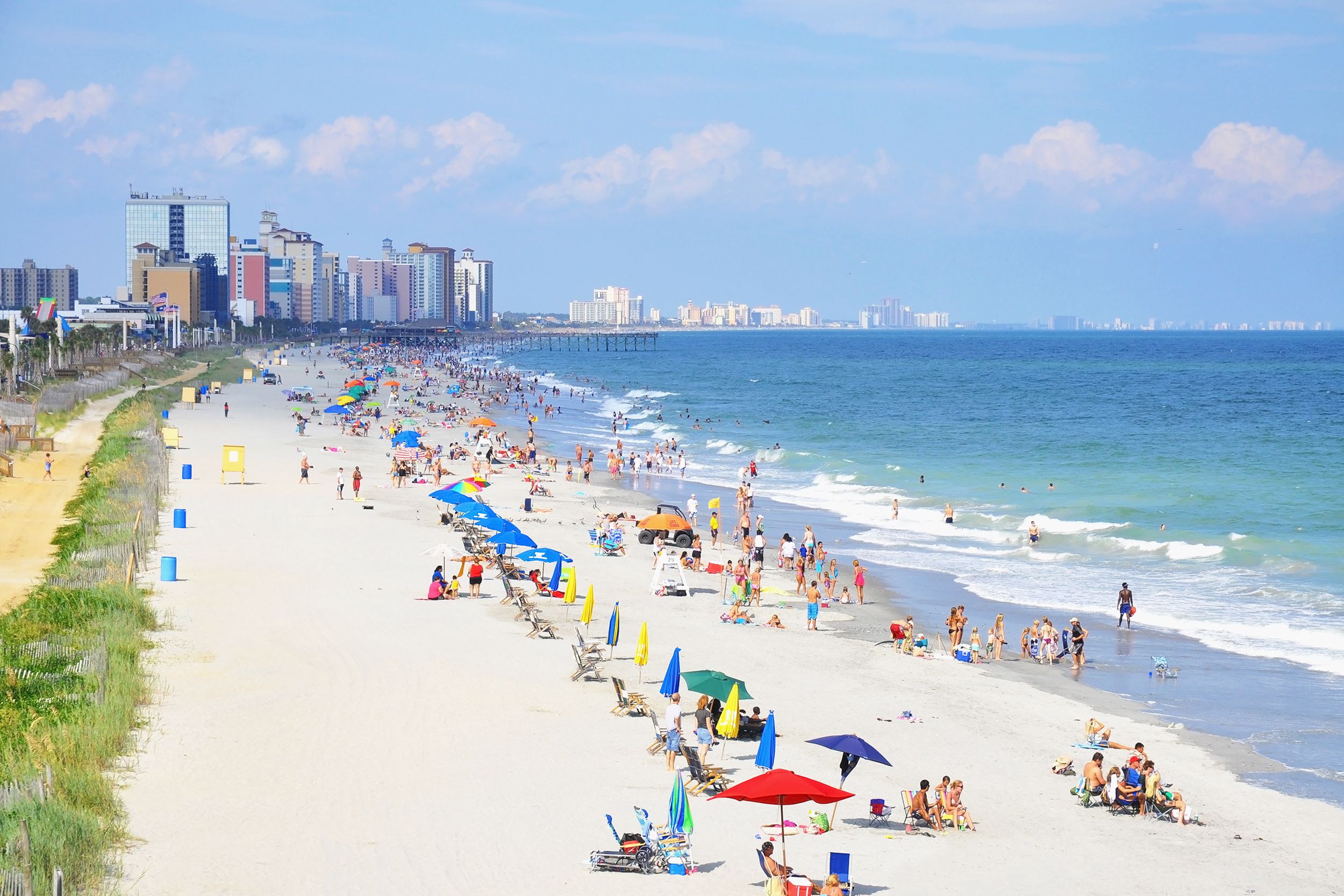 Crowded Myrtle Beach, South Carolina