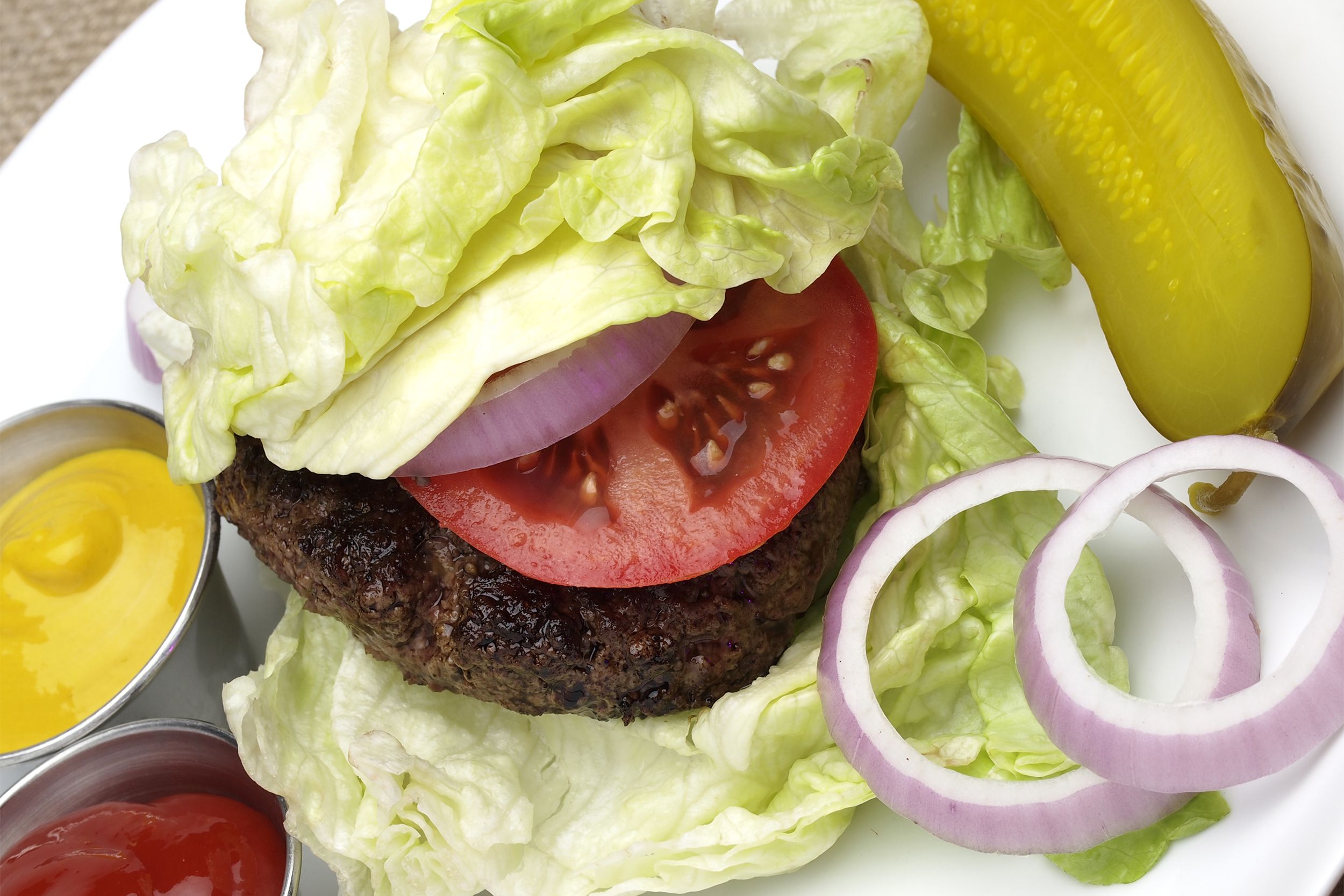 Burger lettuce wrap
