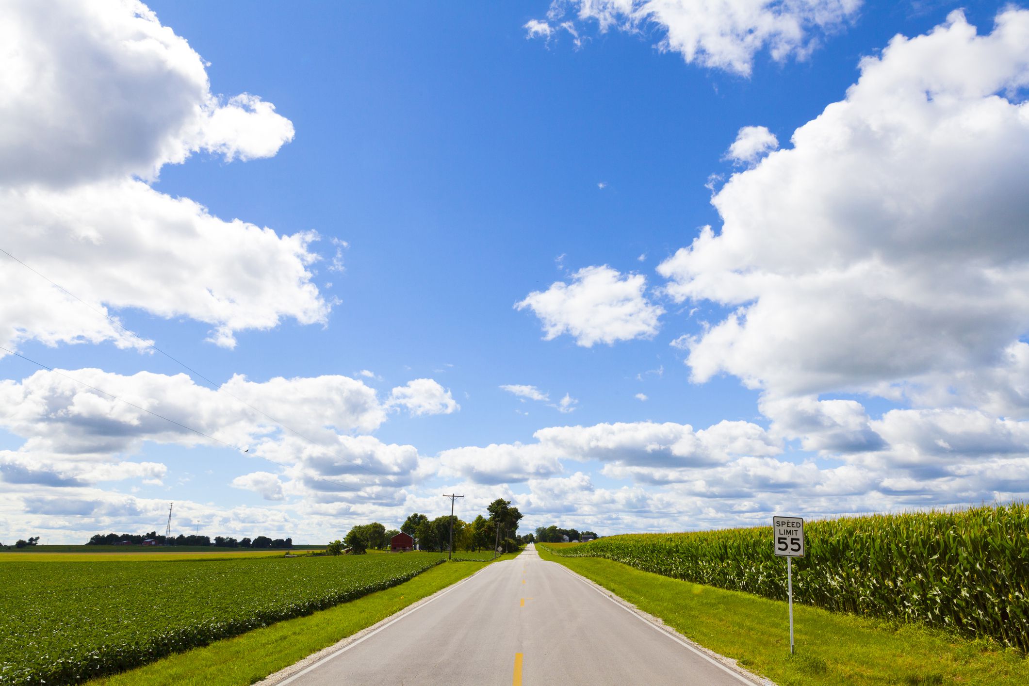 rural nebraska road