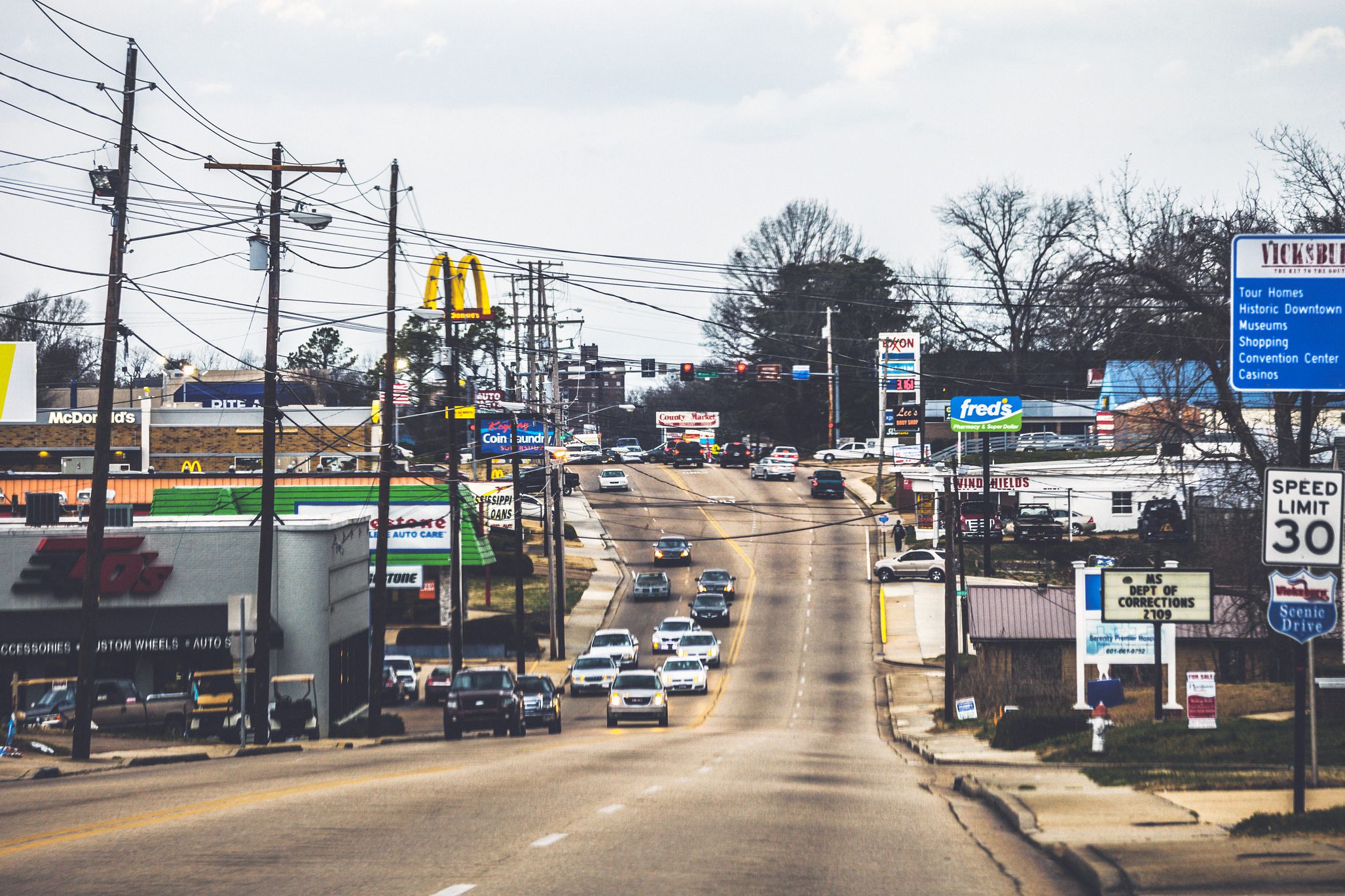 highway to vicksburg, mississippi