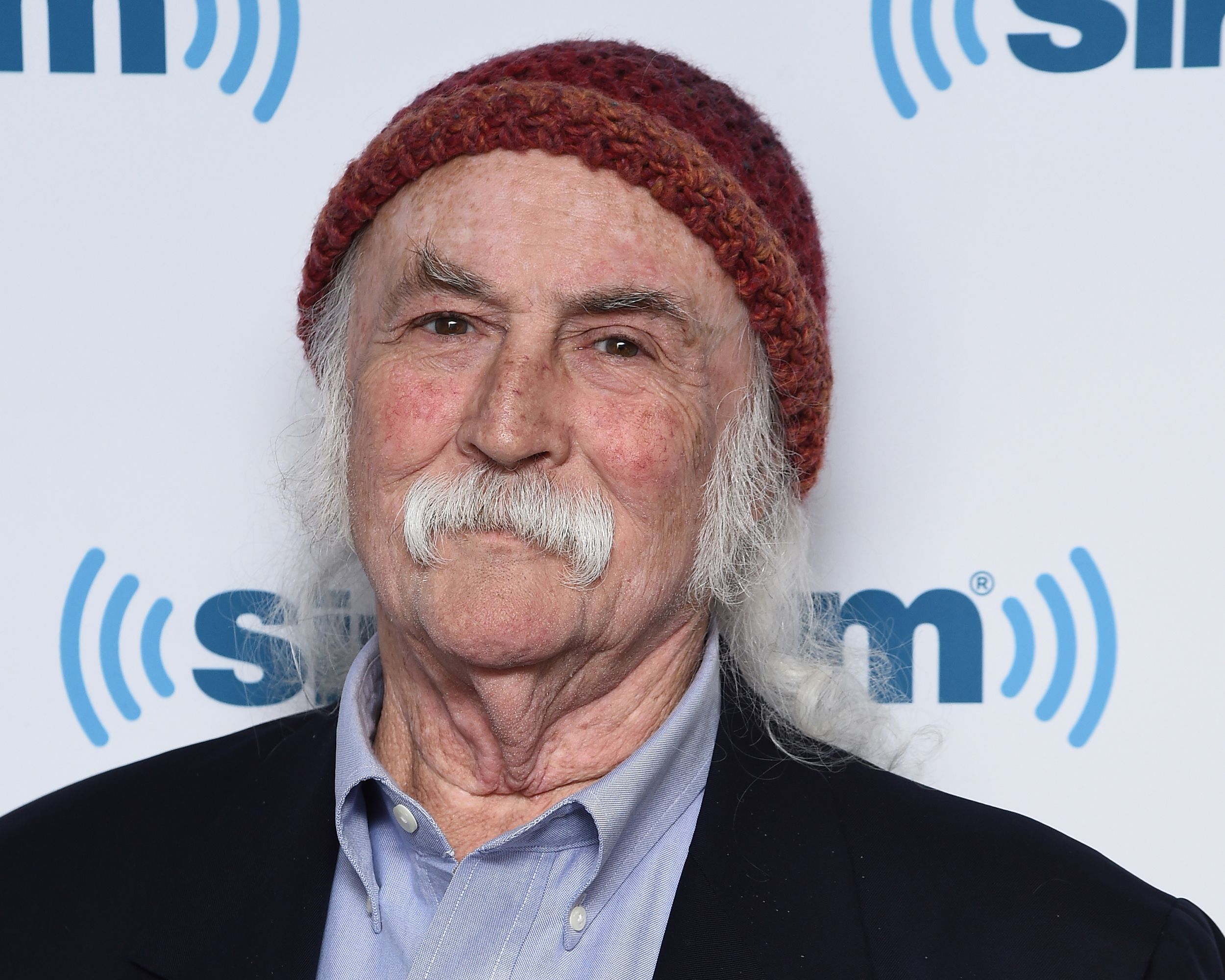 Musician David Crosby visits the SiriusXM studios for the 