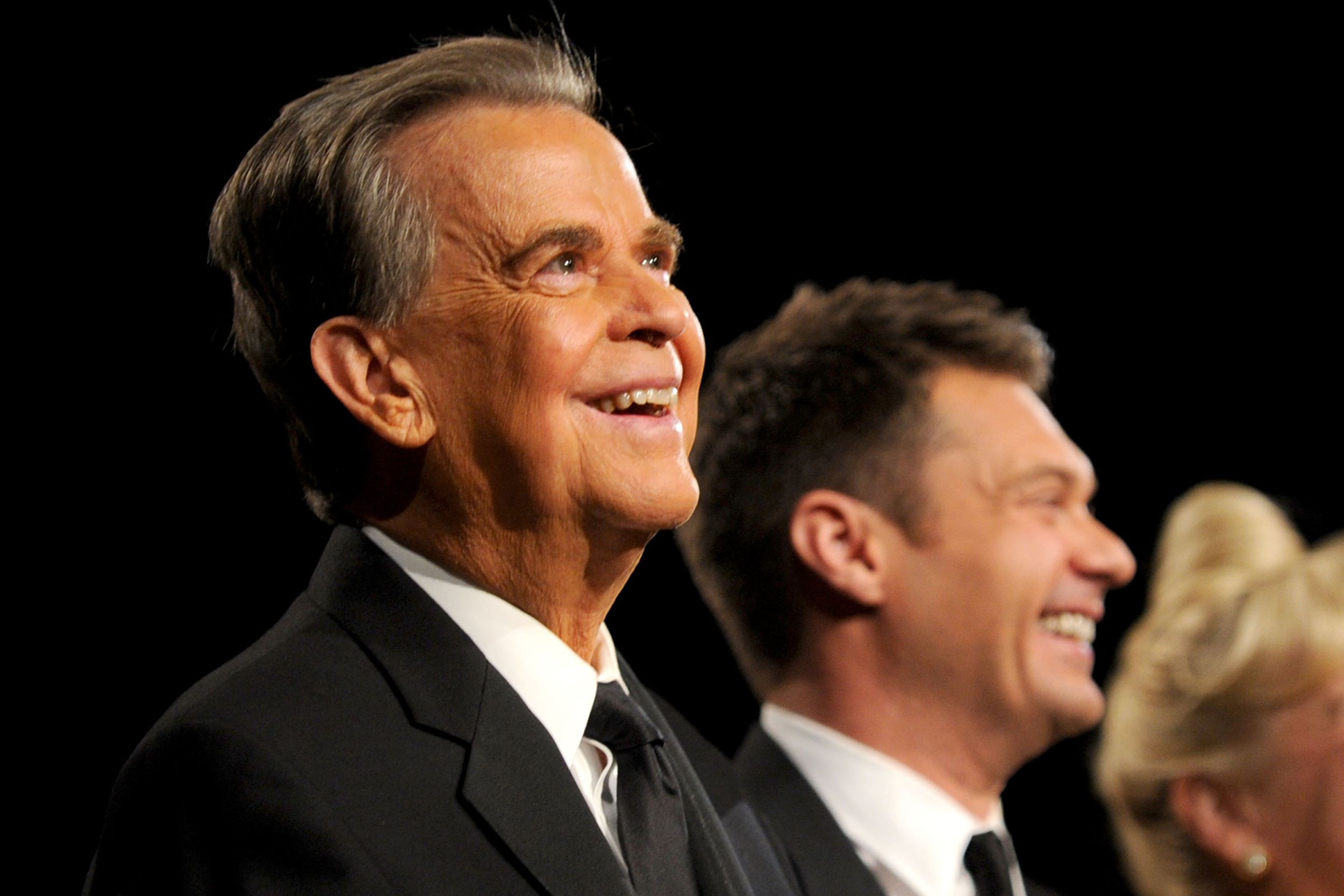 TV personalities Dick Clark (L) and Ryan Seacrest attend the 37th Annual Daytime Entertainment Emmy Awards held at the Las Vegas Hilton on June 27, 2010 in Las Vegas, Nevada.