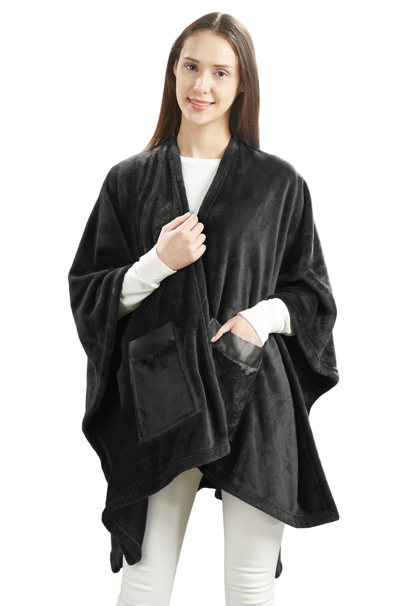 Angel Wrap Wearable Plush Throw Blanket