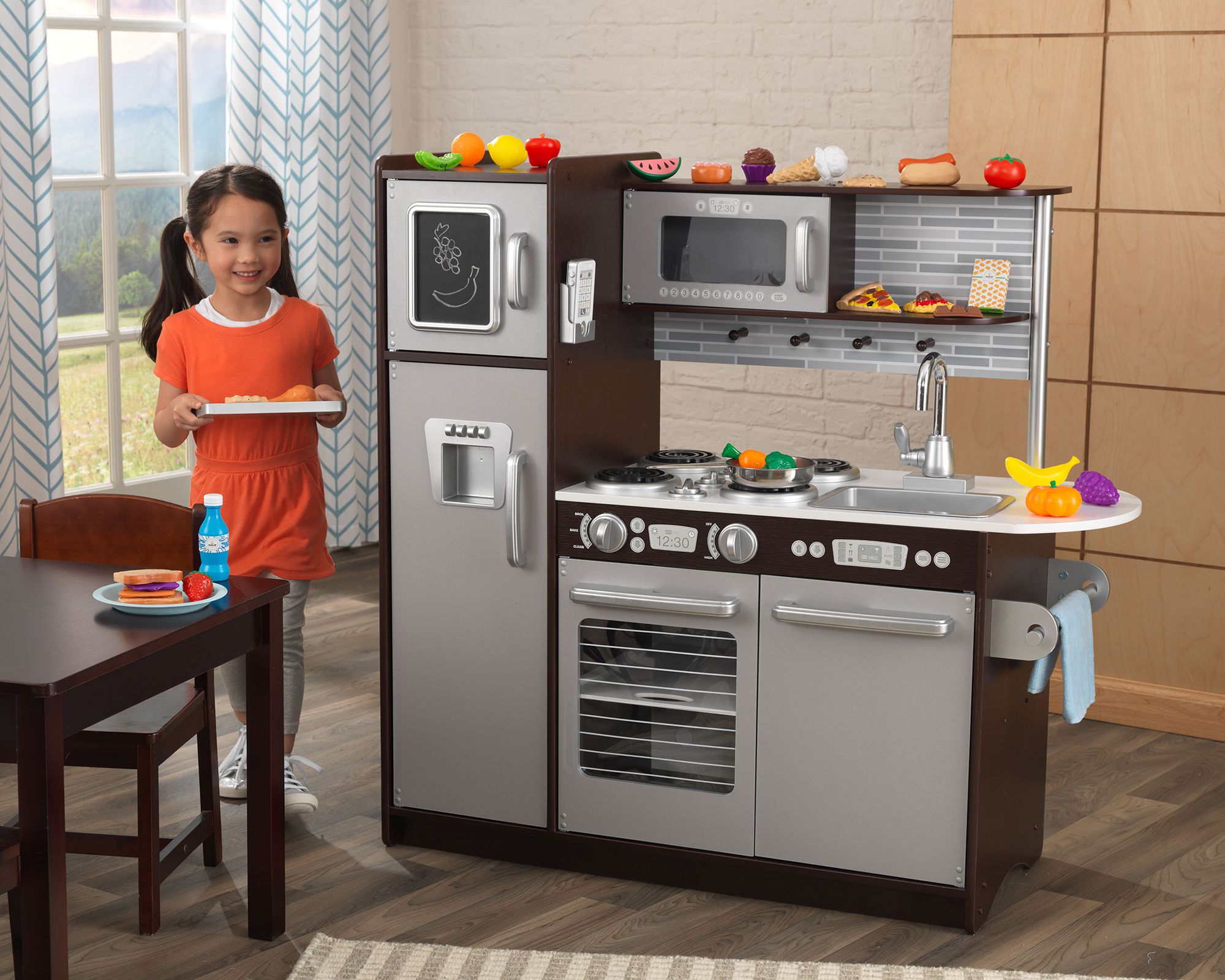 KidKraft Uptown Espresso Kitchen