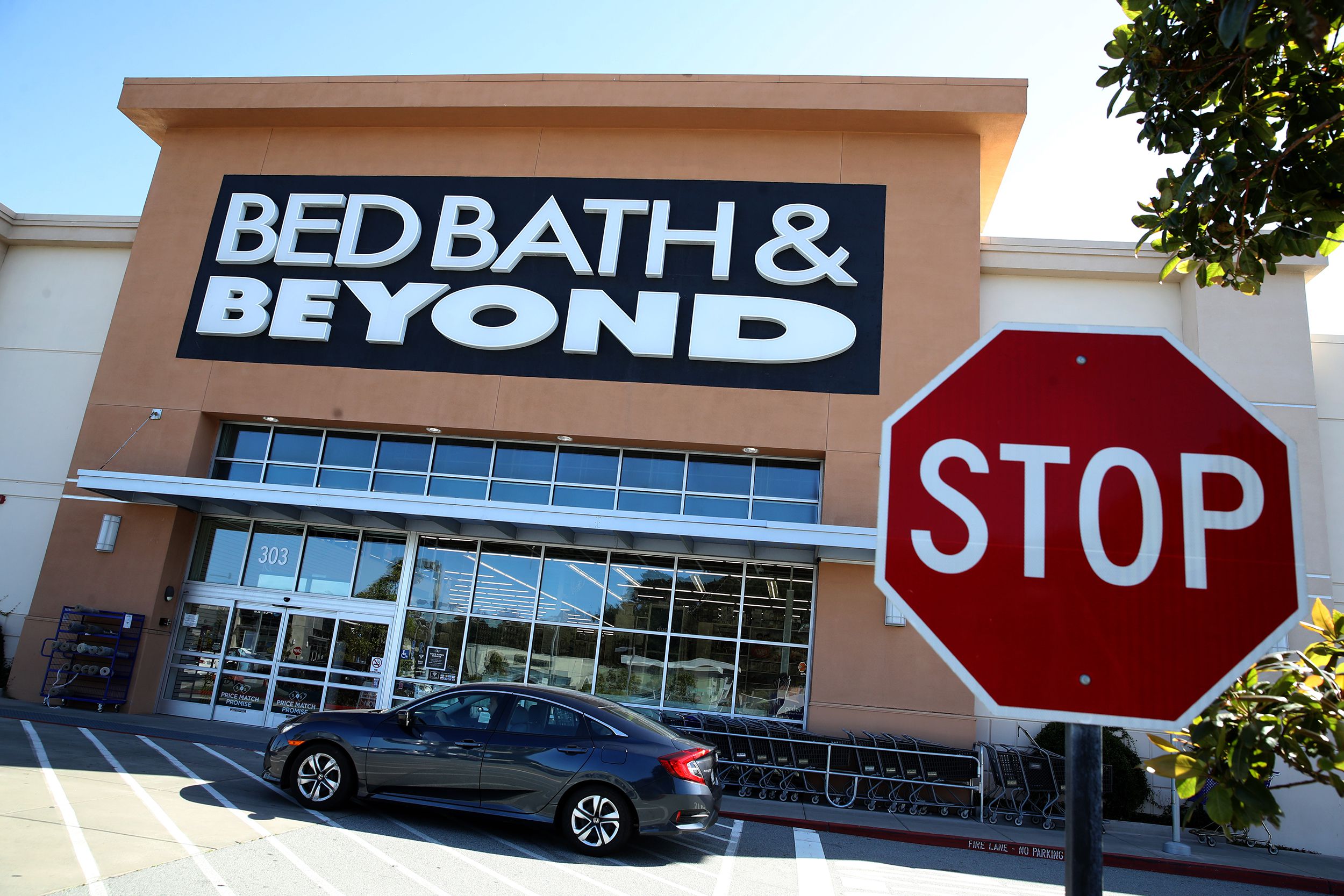 A view of a Bed Bath and Beyond store on October 03, 2019 in Daly City, California.