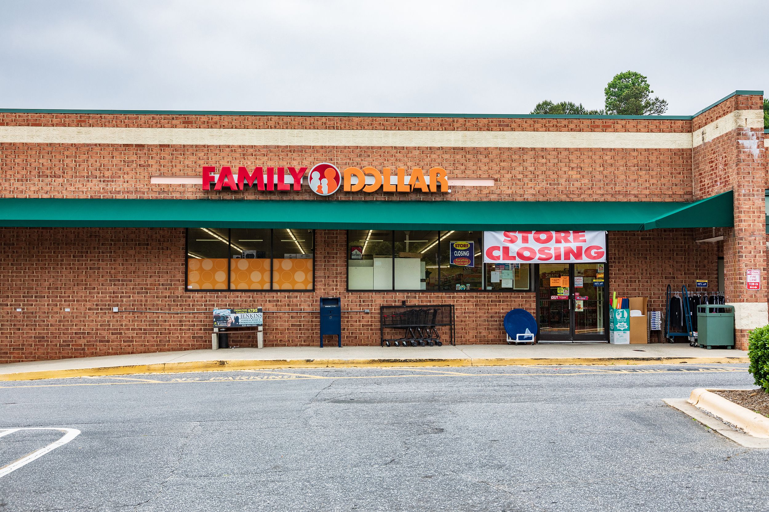 Family Dollar store in Newton, North Carolina