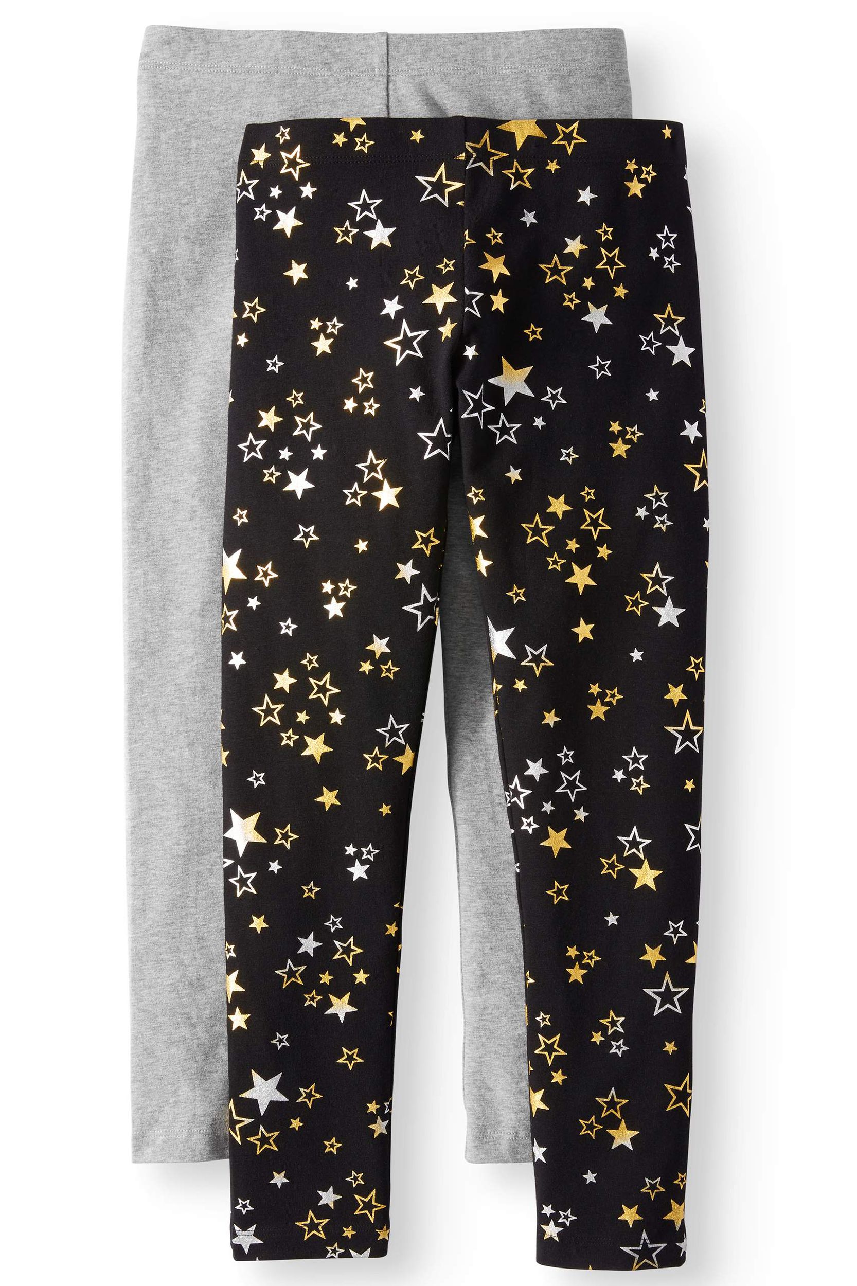 Wonder Nation Tough Cotton Leggings, 2 ct.