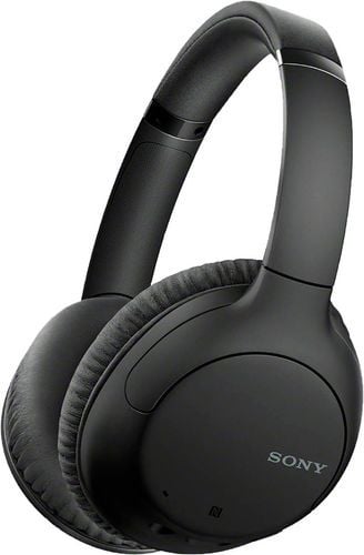 Sony - WH-CH710N Wireless Noise-Cancelling Over-the-Ear Headphones - Black